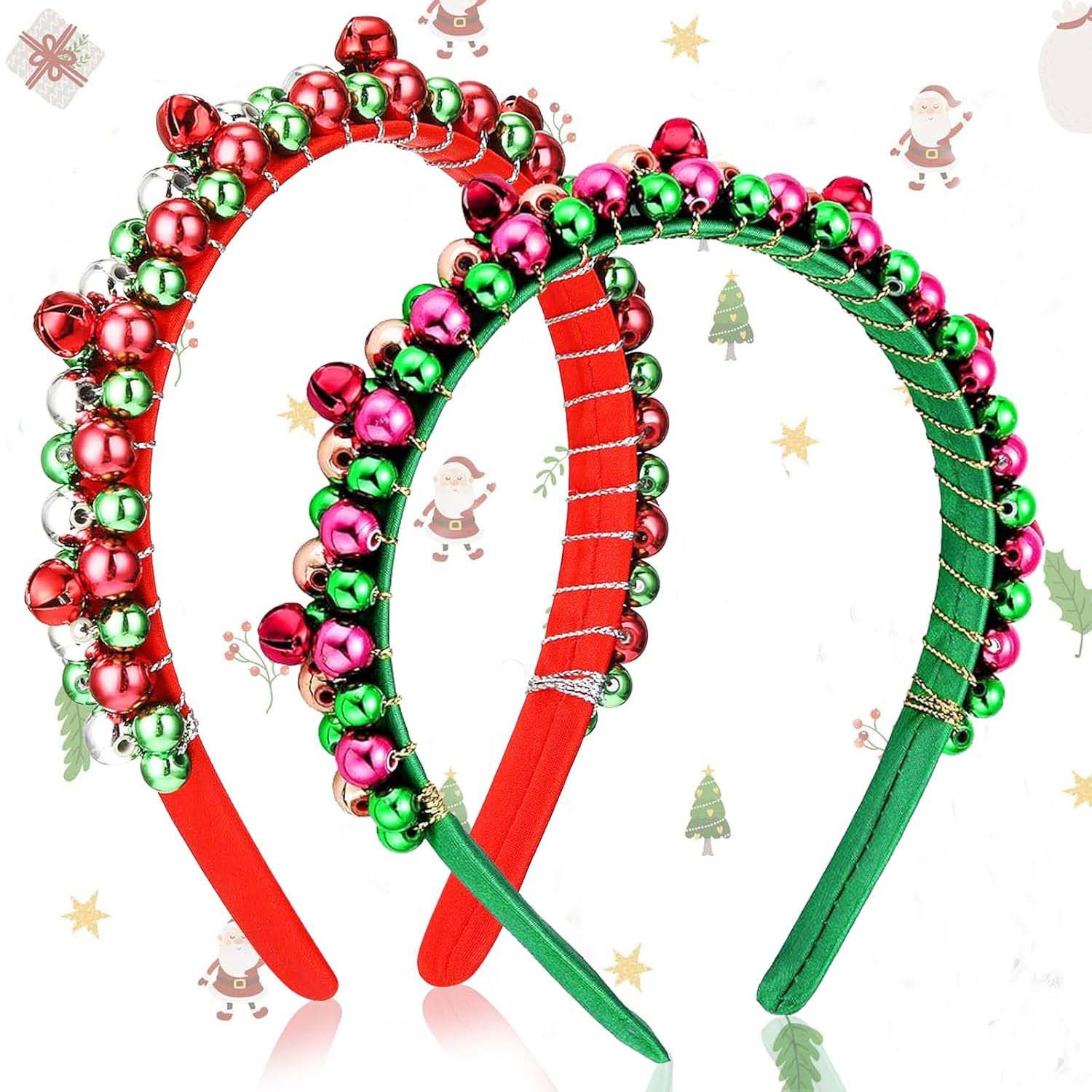 trends for living Diadem 2 Stück Weihnachts Kopfschmuck Weihnachten Украшения для волос mit Glöckchen (2-tlg)