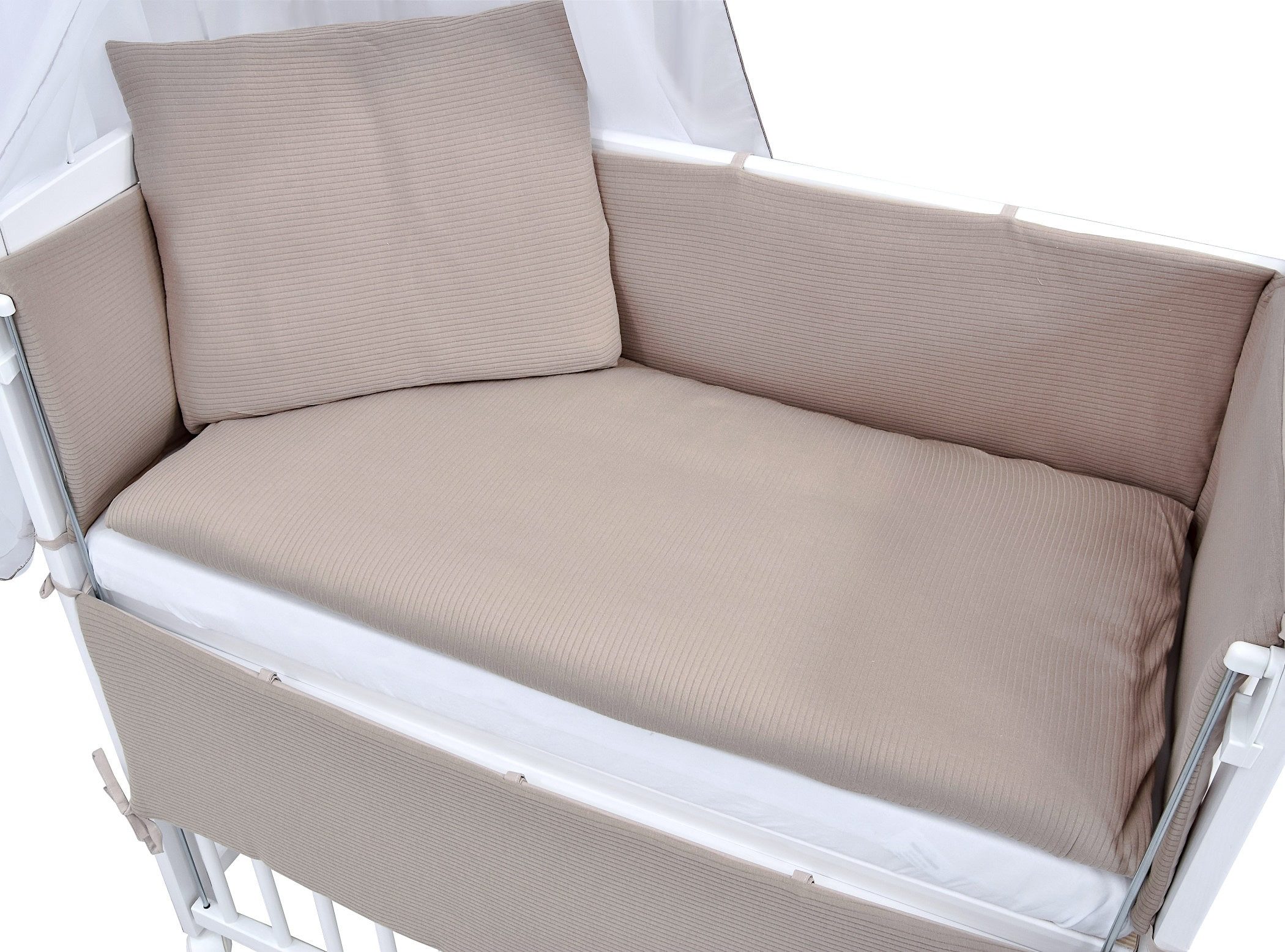 Baby-Delux Beistellbett Babybett verschiedene Designs, Stillbett 90x40 weiß günstig online kaufen