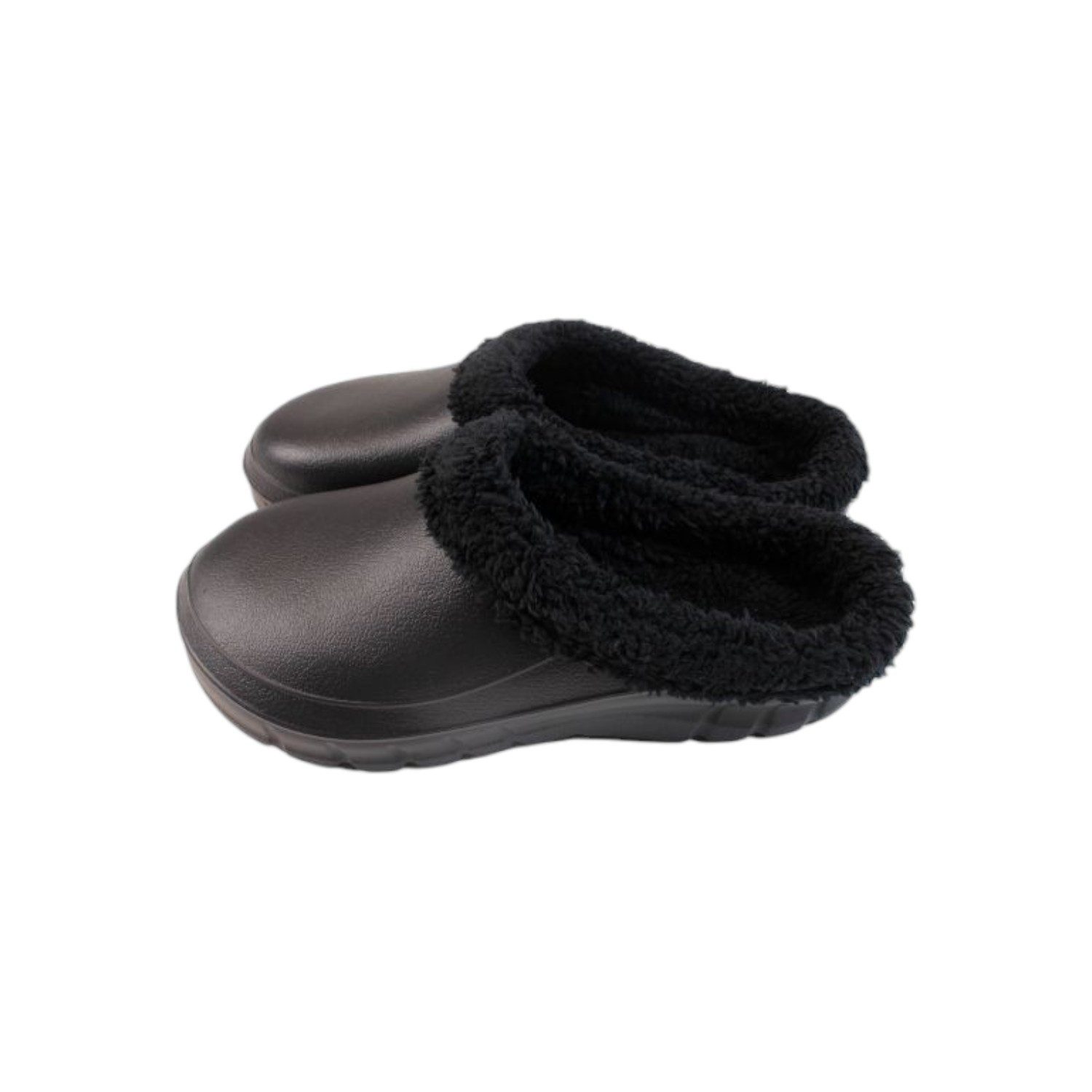 VewoTex Damen Clogs » Hausschuhe mit Teddy Kunstfell » Damenschuhe Clog (1 Paar, Kein Set) gefütterte Slipper » Winter & Herbst Garten Schuhe