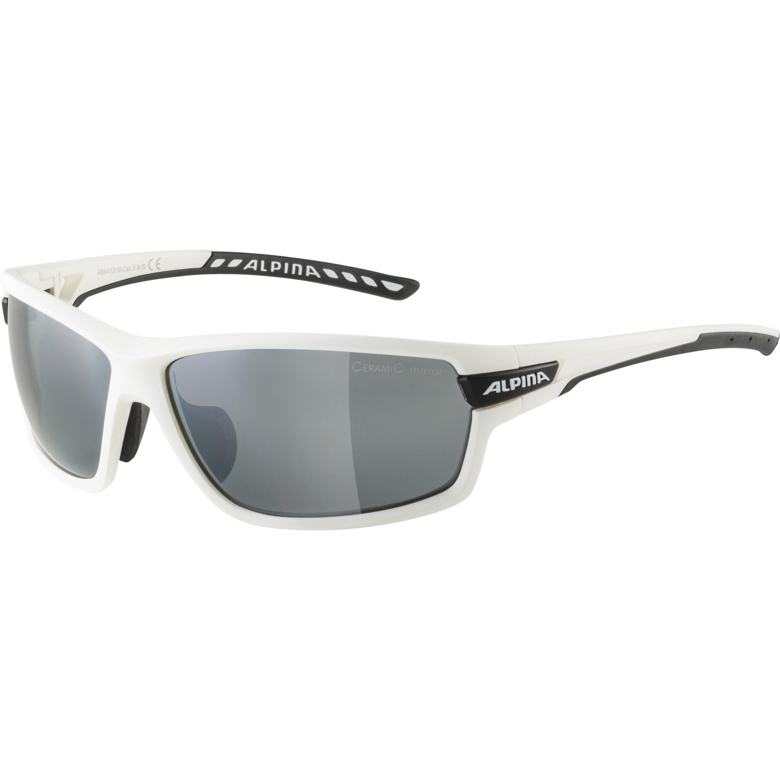 Alpina Sonnenbrille Alpina Sportbrille TRI-SCRAY 2.0 white matt black
