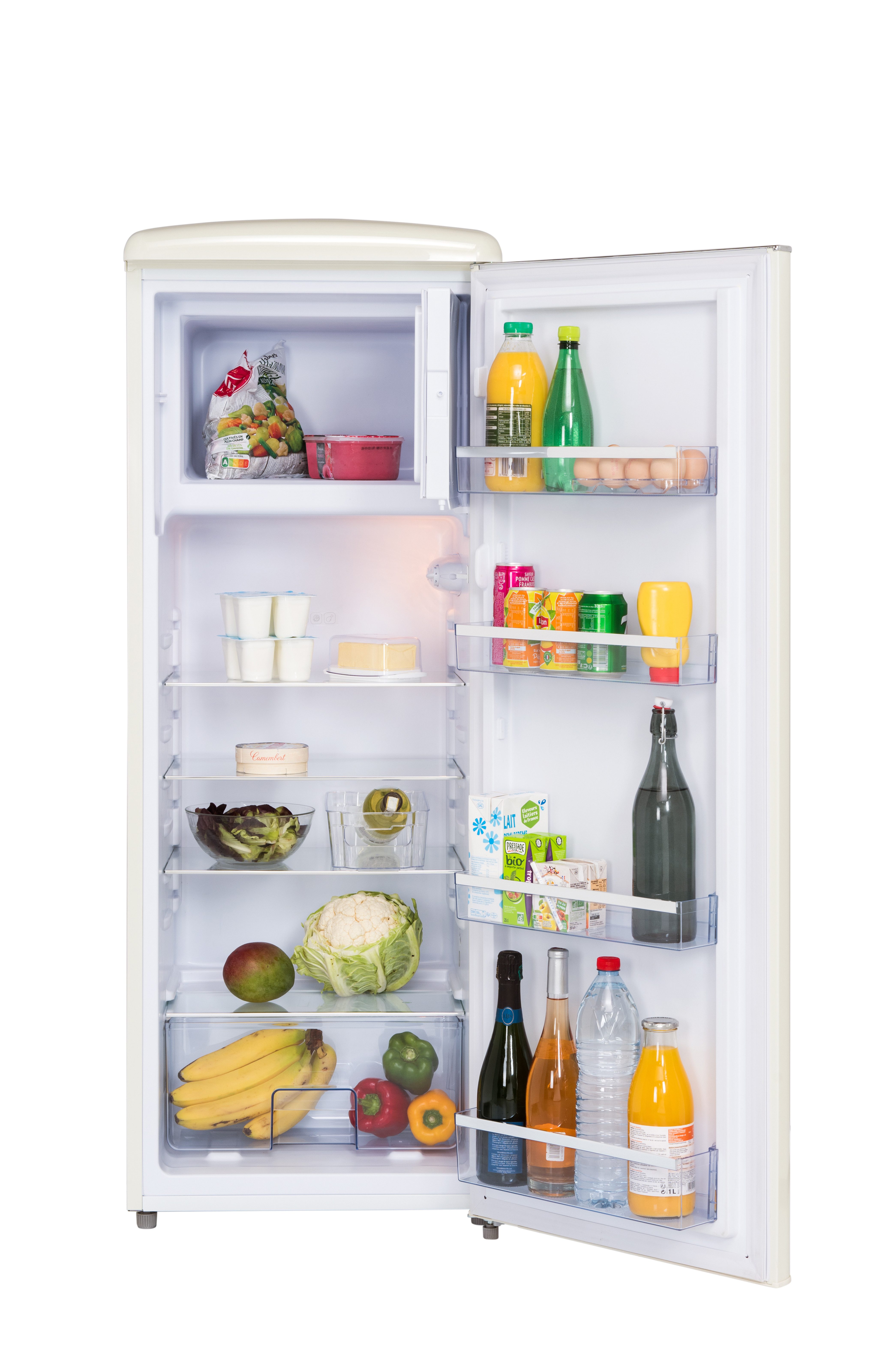 FrigeluX Kühlschrank RF218RCD, Retro-Design
