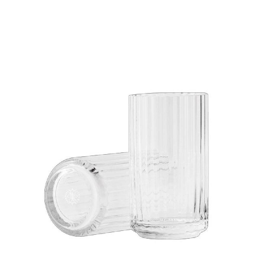 Lyngby Porcelæn Dekovase Porcelain Vase Glas Clear Transparent (12,5cm)