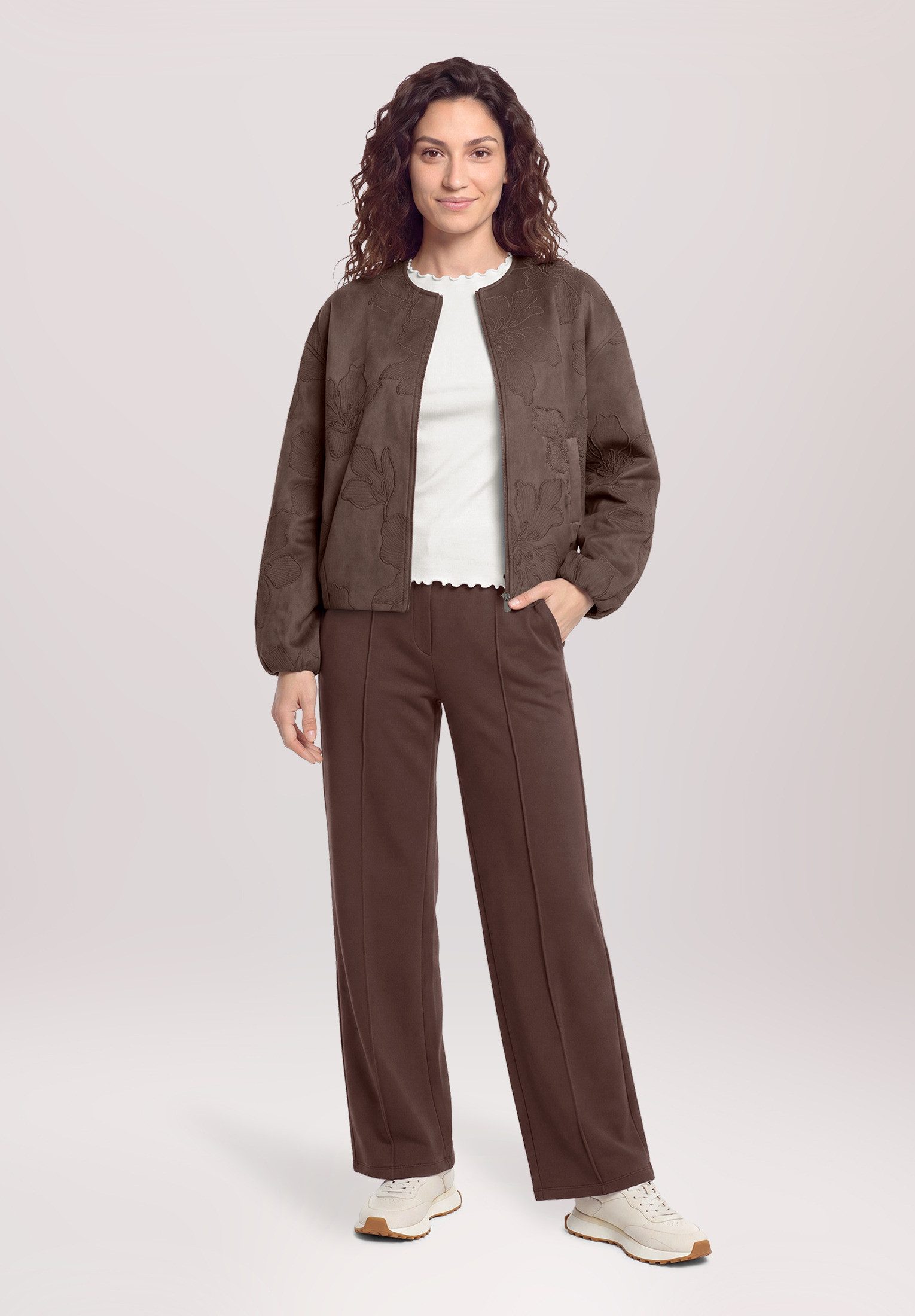 Cartoon Jackenblazer Damen mit Eingrifftaschen