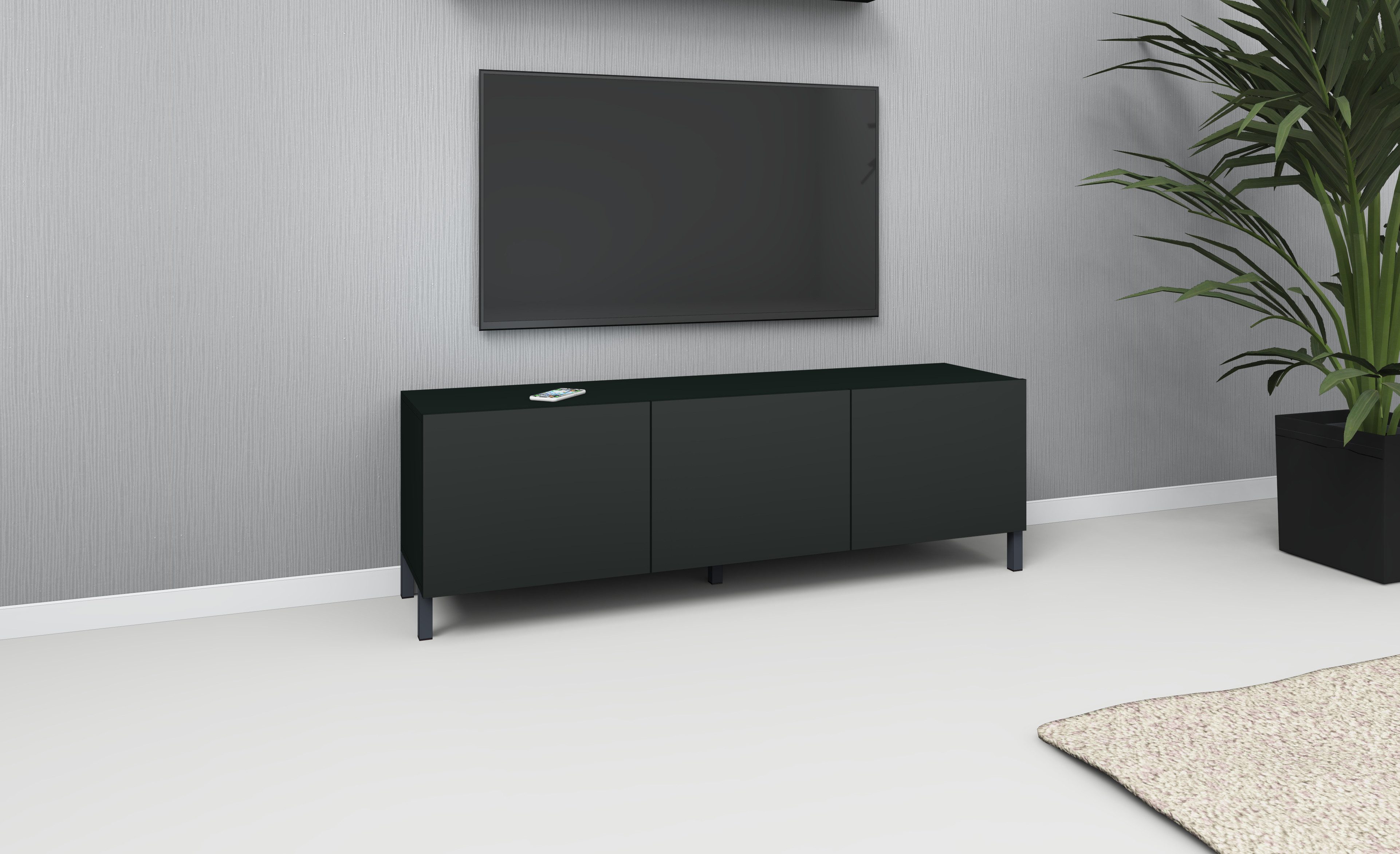 borchardt Möbel Lowboard Pori, Breite 139 günstig online kaufen