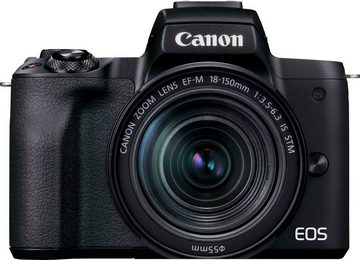 Canon »EOS M50 Mark II« Systemkamera (EF-M 18-150mm f/3,5-6,3 IS STM, Graphit-Grau, 24,1 MP, 8,3x opt. Zoom, Bluetooth, NFC, WLAN (WiFi)