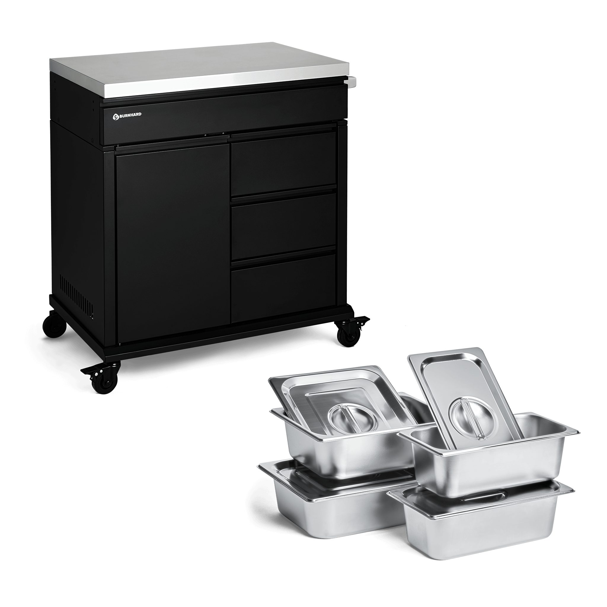 BURNHARD® Grillablagetisch (Grilltisch)