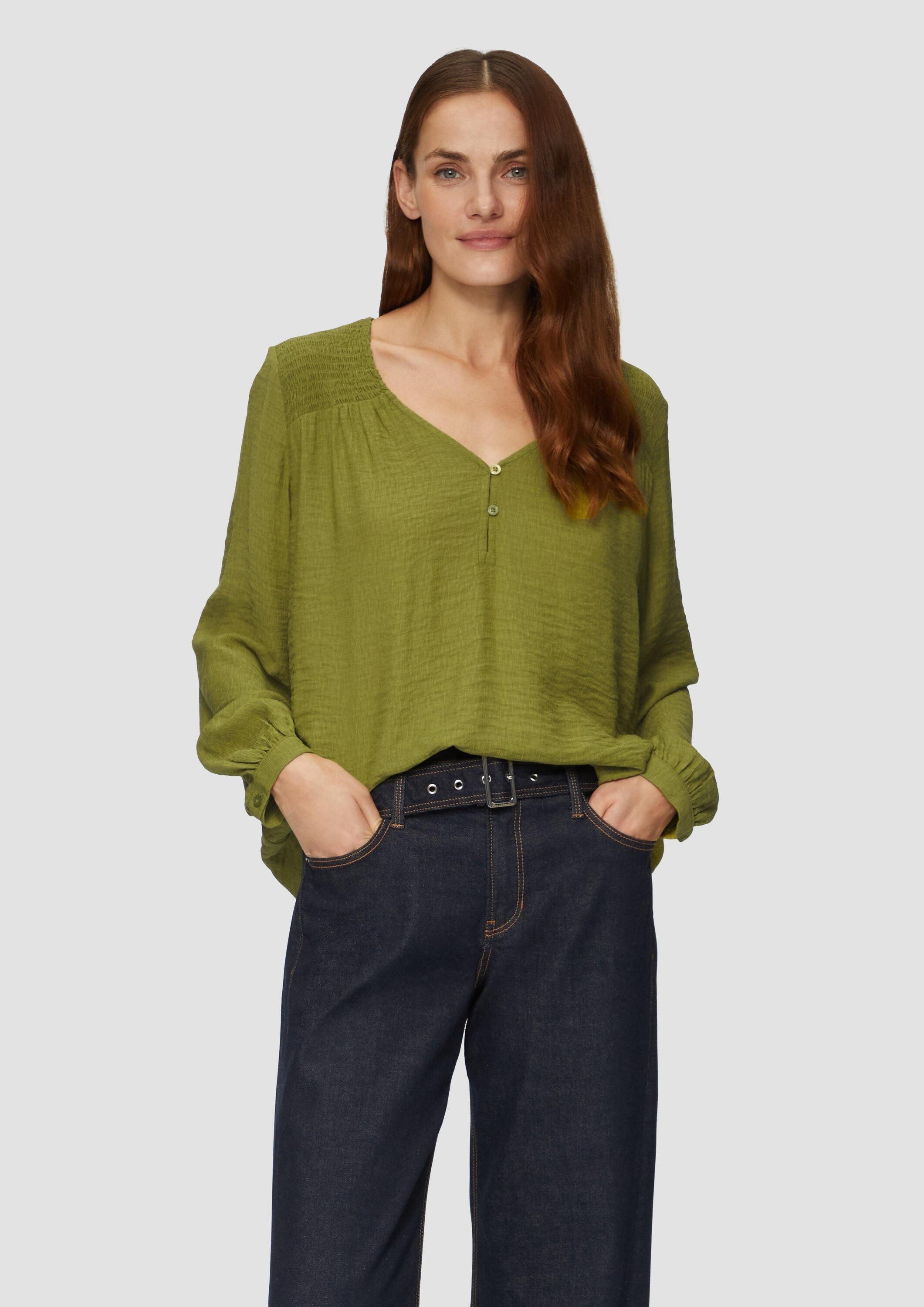 s.Oliver Langarmbluse Bluse (1-tlg) günstig online kaufen