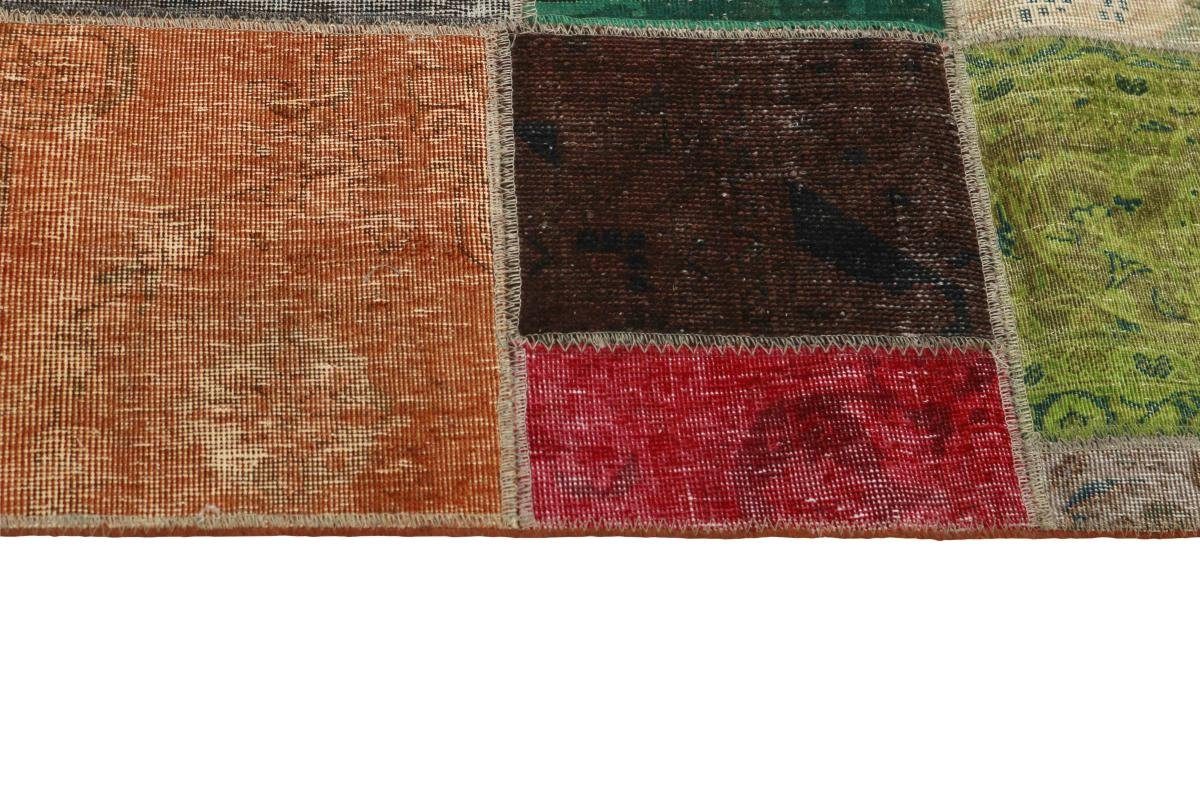 rechteckig, Moderner Nain mm Trading, Handgeknüpfter Orientteppich Orientteppich, 5 Höhe: 142x199 Patchwork