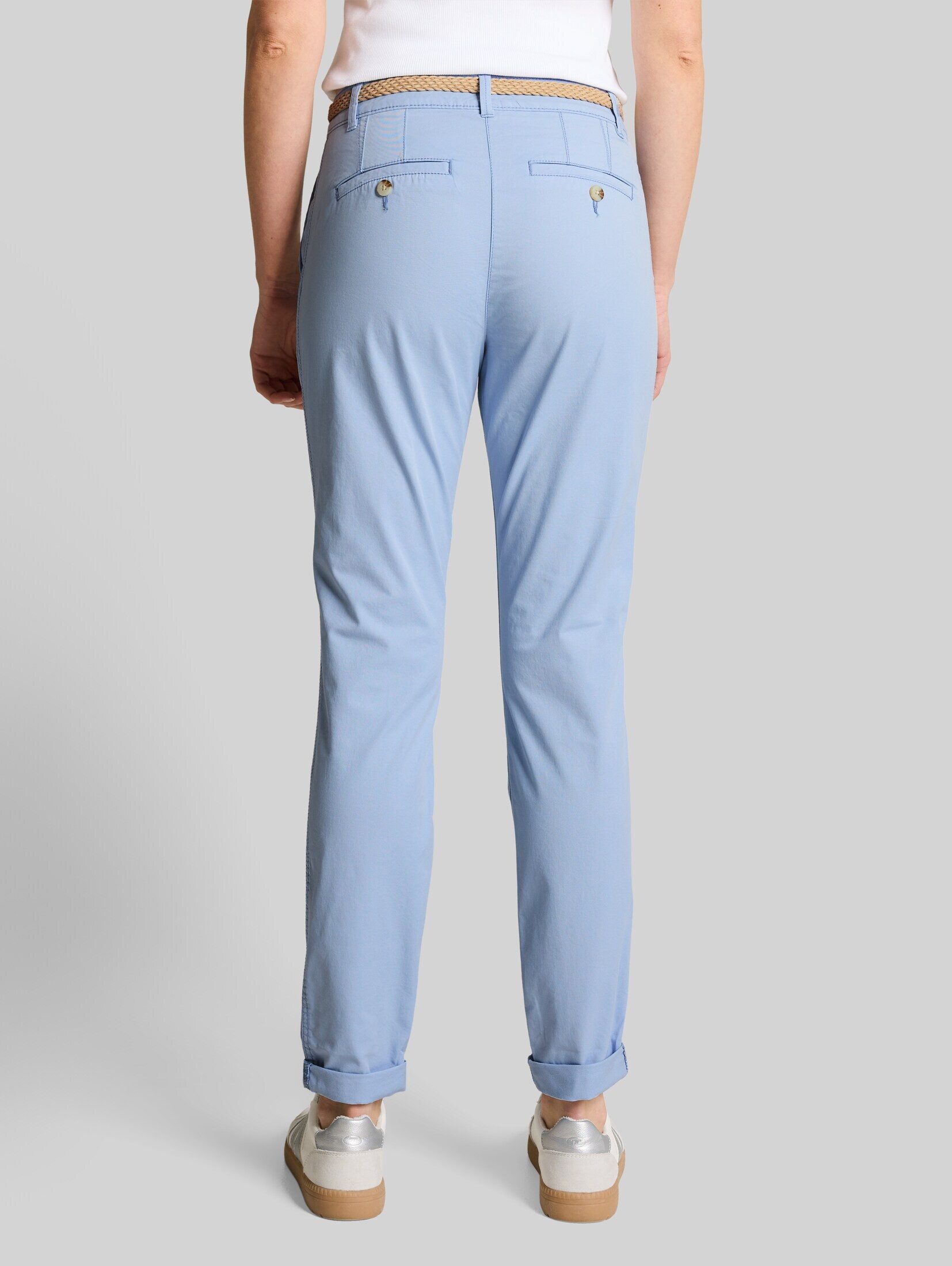 TOM TAILOR Stoffhose Hosen & Chino Slim Chino Hose mit Gürtel – Bild 4 von 5