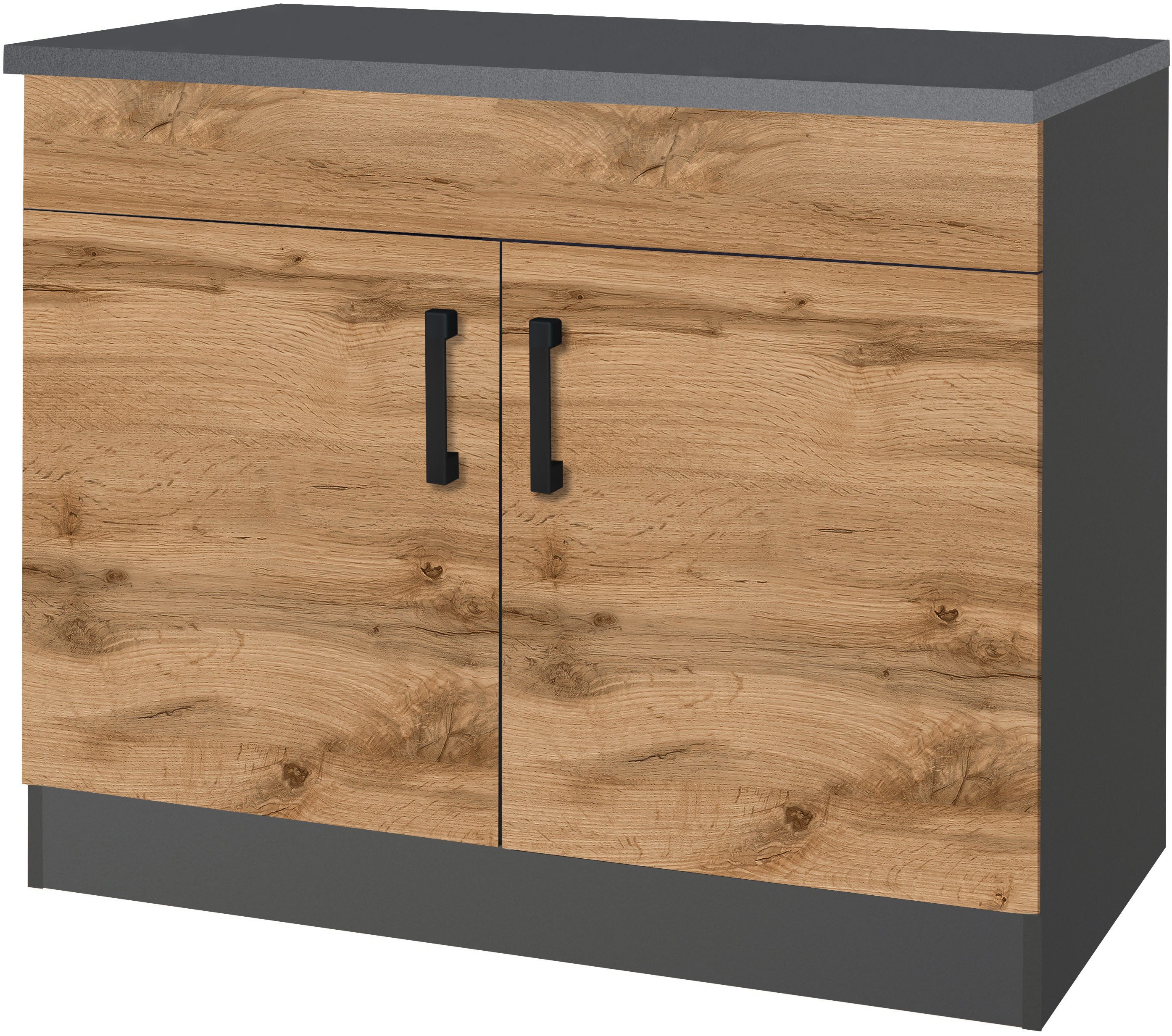 KOCHSTATION Spülenschrank KS-Toronto, Breite 100 cm