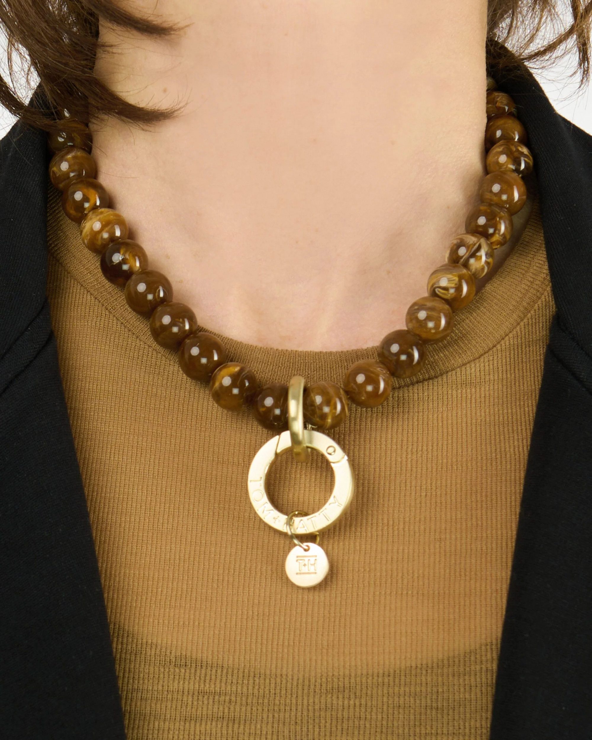 TOM+HATTY Kette mit Anhänger - Kunstharzkette - Perlenkette mit Anhänger - günstig online kaufen