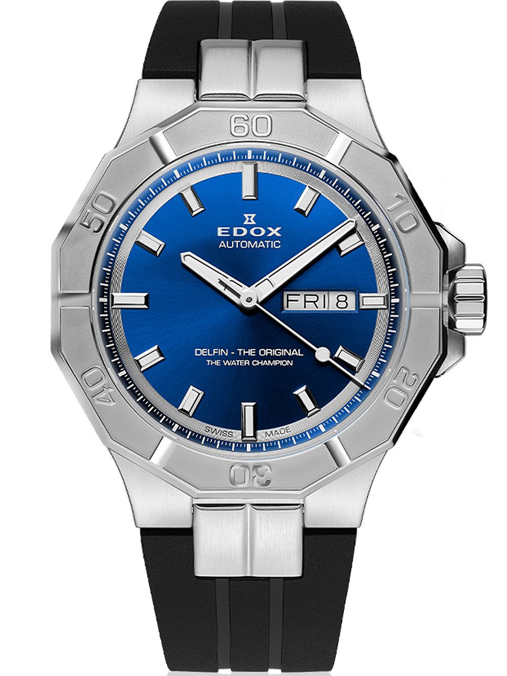 Edox Quarzuhr Edox 88008-3CA-BUIN Delfin Day-Date Edox 88008-3CA-BUIN Delfin Day-Date
