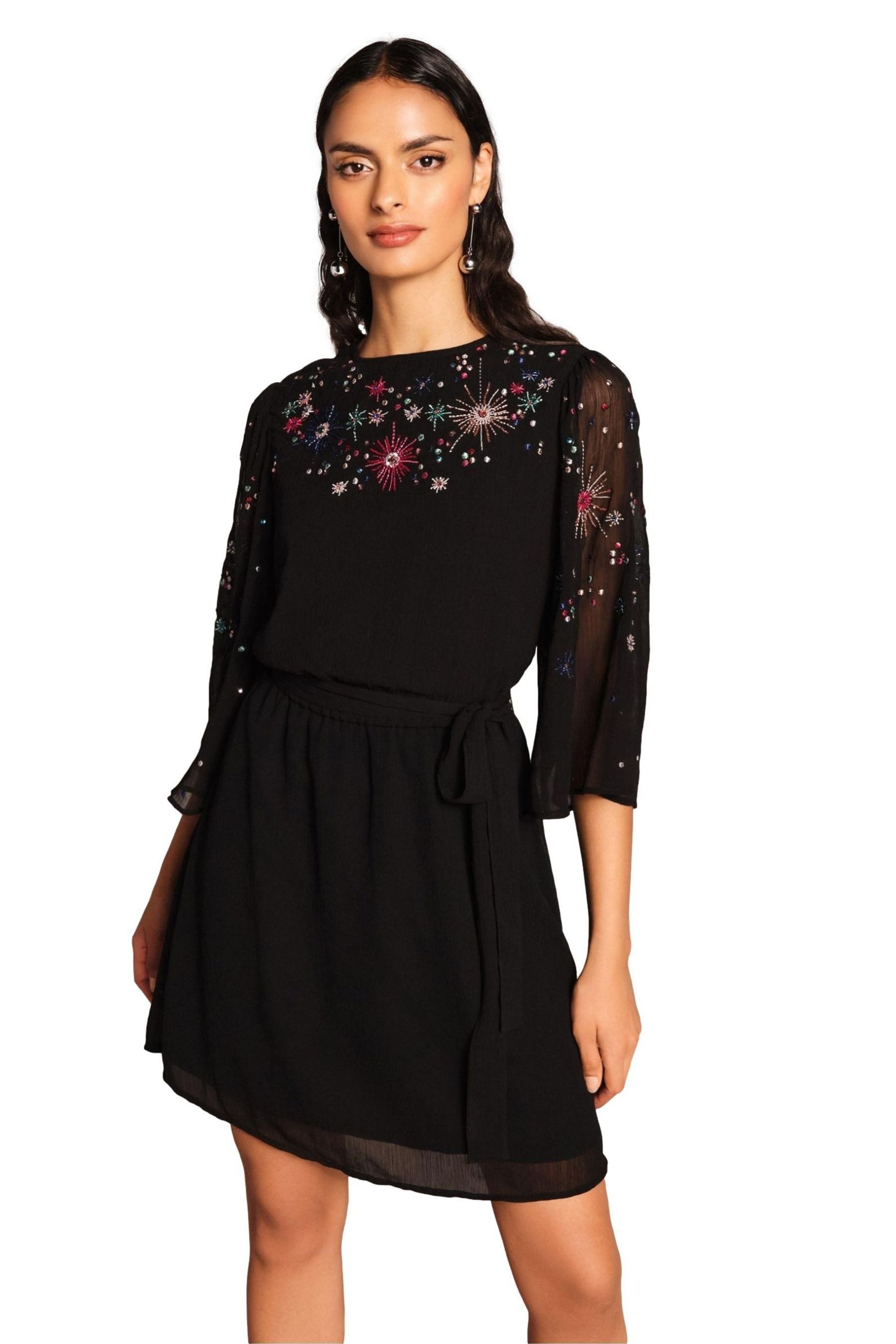 Love & Roses Minikleid Love & Roses Minikleid mit Kimonoärmel, Regular (1-tlg)