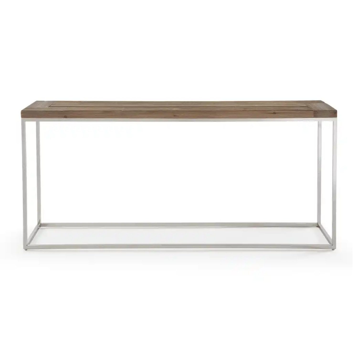 mukuhi Konsolentisch KONSOLENTISCH Ace Altholz Tanne Edelstahl 170x38 cm