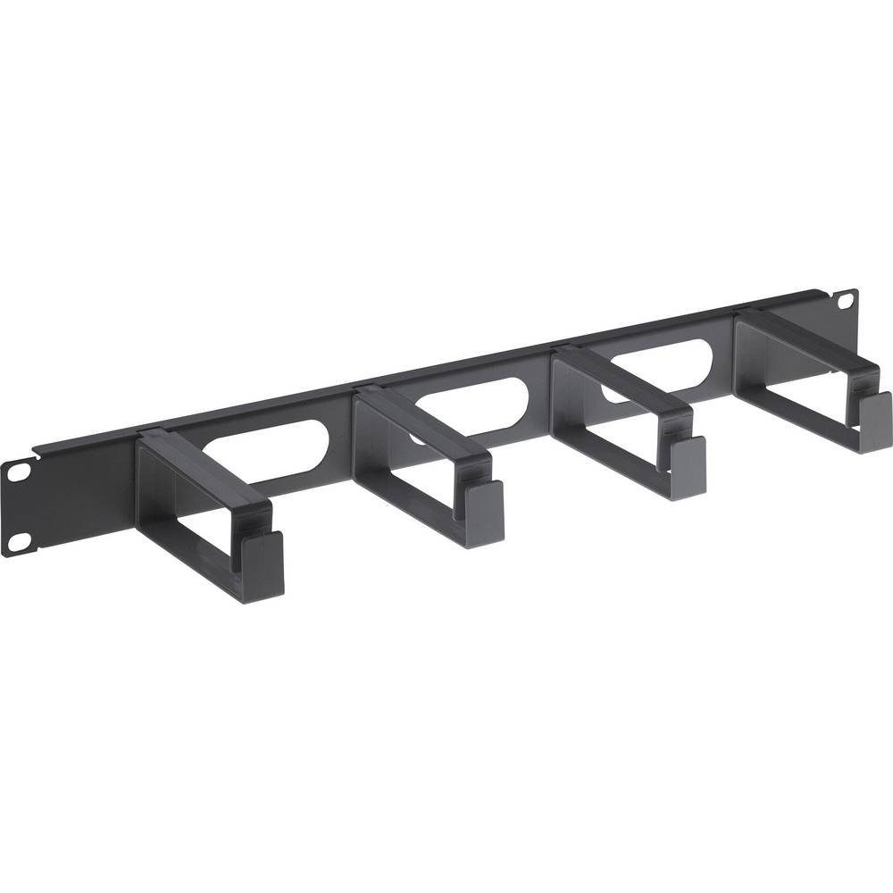 Netzwerkschrank Kabelmanagement für 19″ Schränke, 1 HE, 4 große