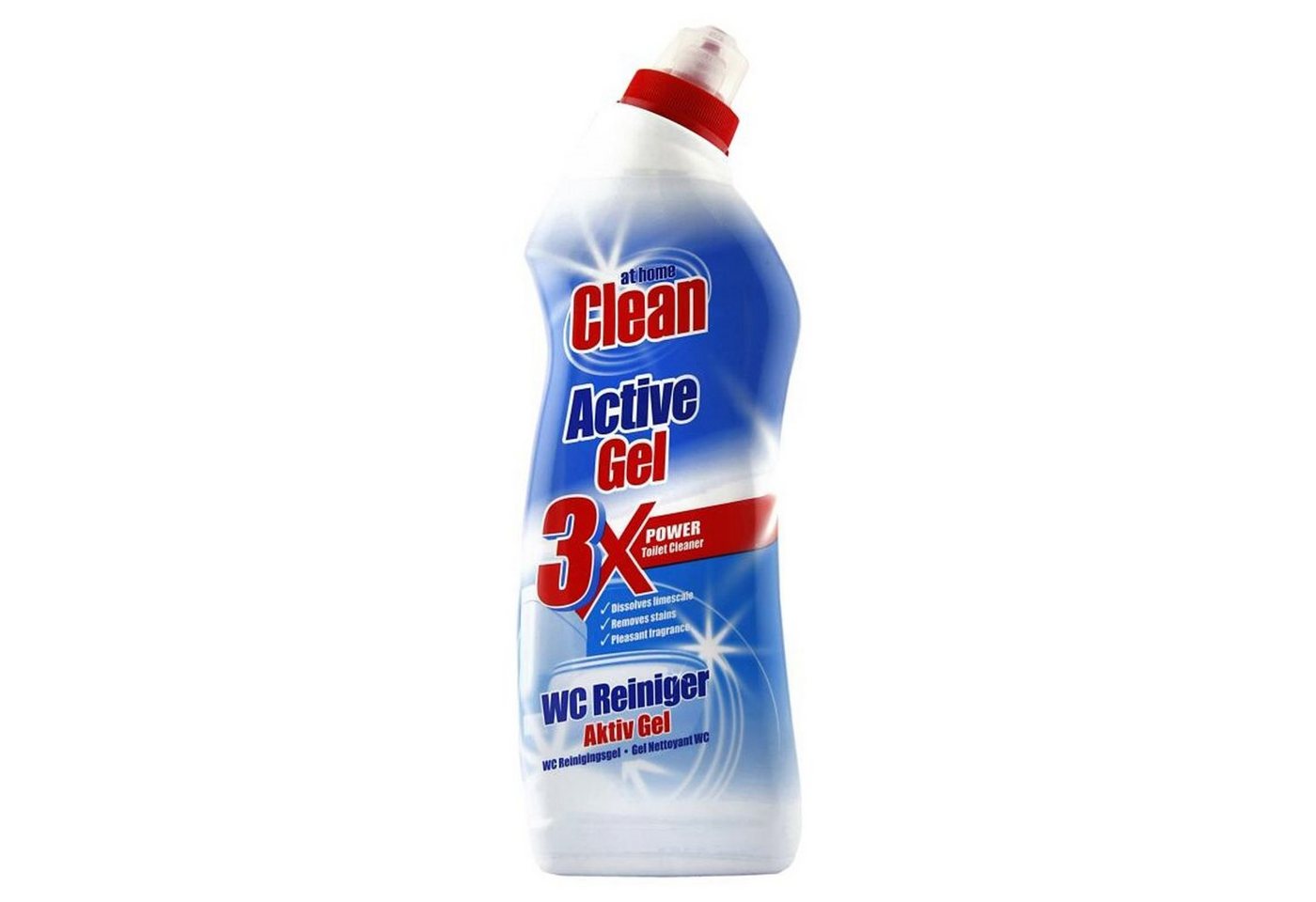 Thumbnail - Max Brands 12x At Home WC Reiniger Aktiv Gel Ocean 0,75L Toiletten Bad Allzweck Entkalker