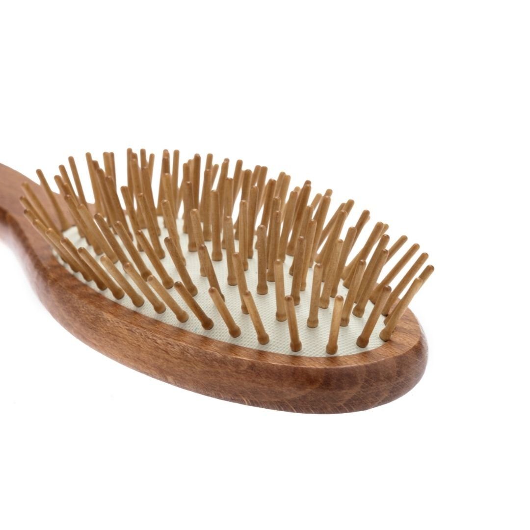 nippes Solingen Haarbürste Holzstift-Bürsten, alles aus Buchenholz