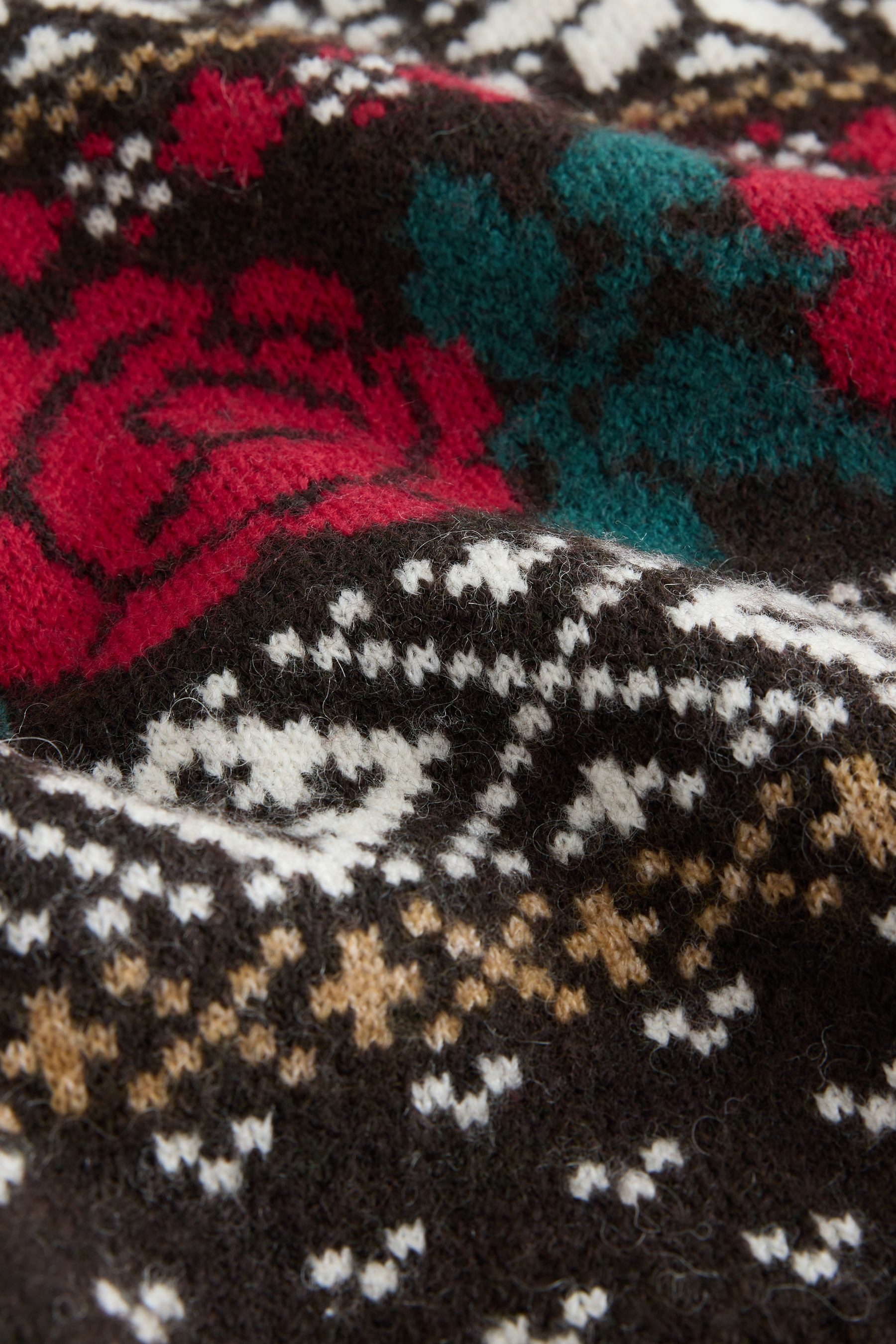 Next Rundhalspullover Gemusterter Strickpullover mit Rundhalsausschnitt günstig online kaufen