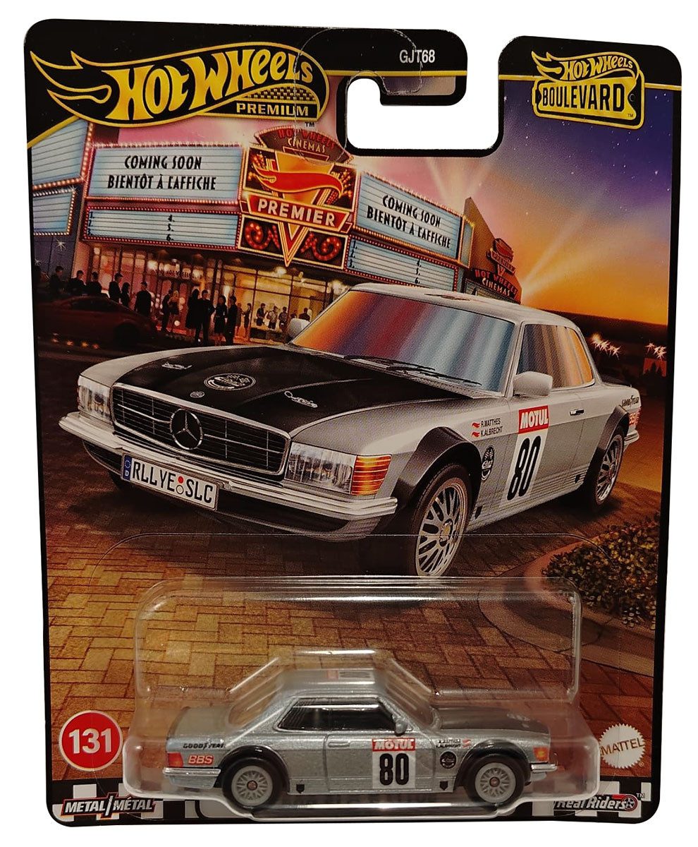 Hot Wheels Spielzeug-Auto Hot Wheels Boulevard ’80 Mercedes-Benz 500 SLC Rallye 1:64 Auto