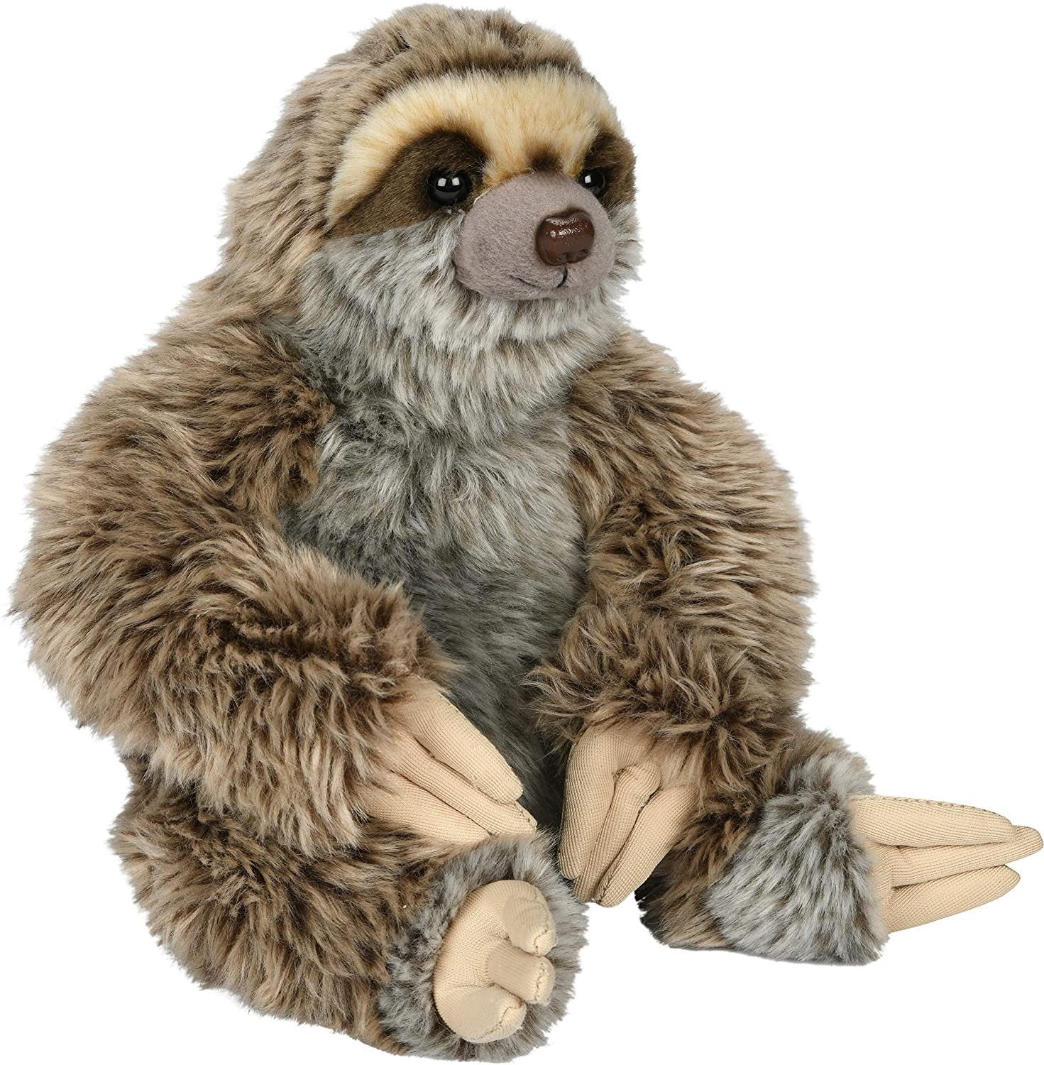 Uni-Toys Kuscheltier Faultier, sitzend - 25 cm (Höhe) - Plüsch-Wildtier - P günstig online kaufen