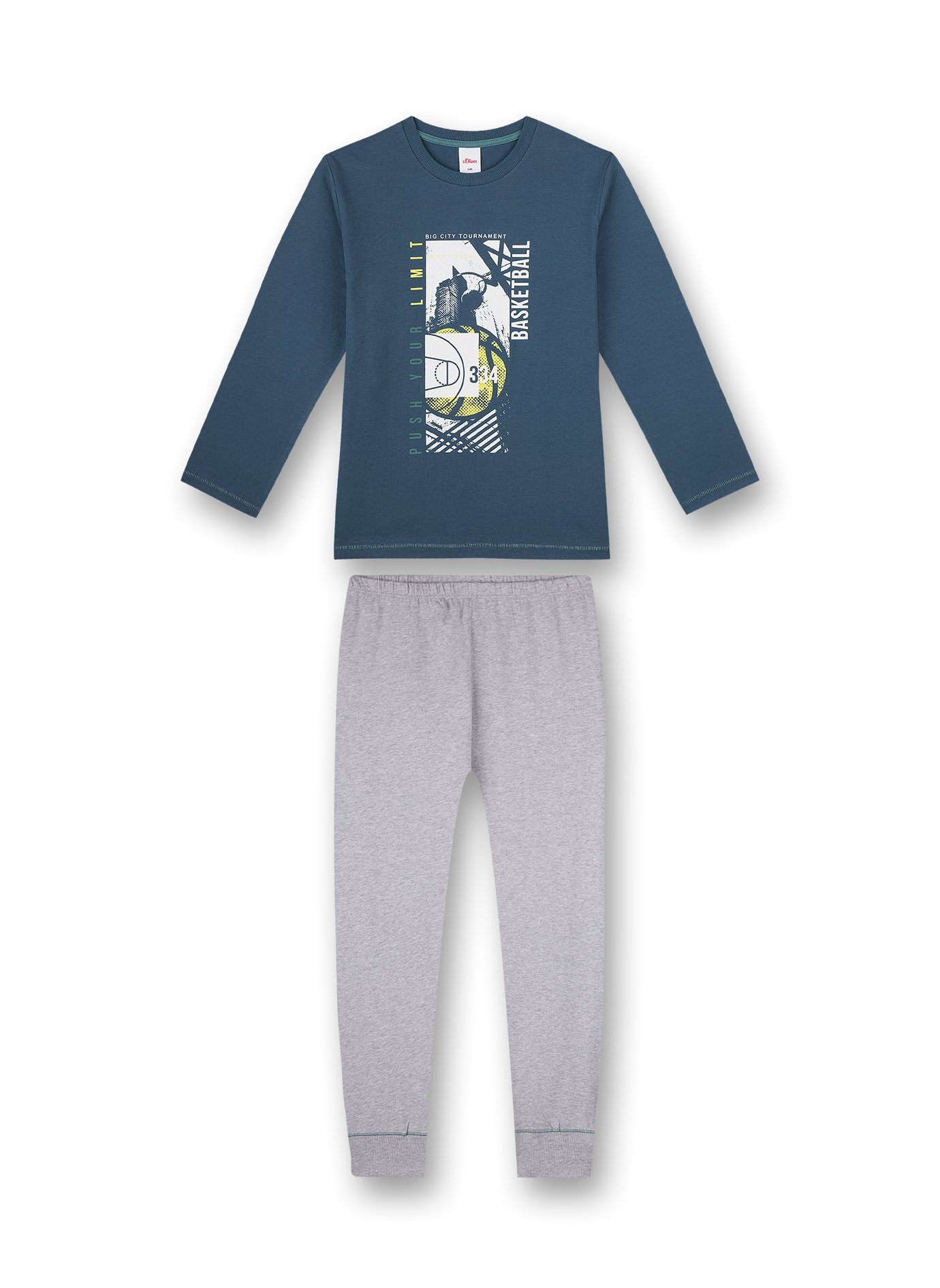 Pyjama Homme S.Oliver - Ensemble 100% Coton, Coupe Classique, Confortable Pour La Nuit - 13