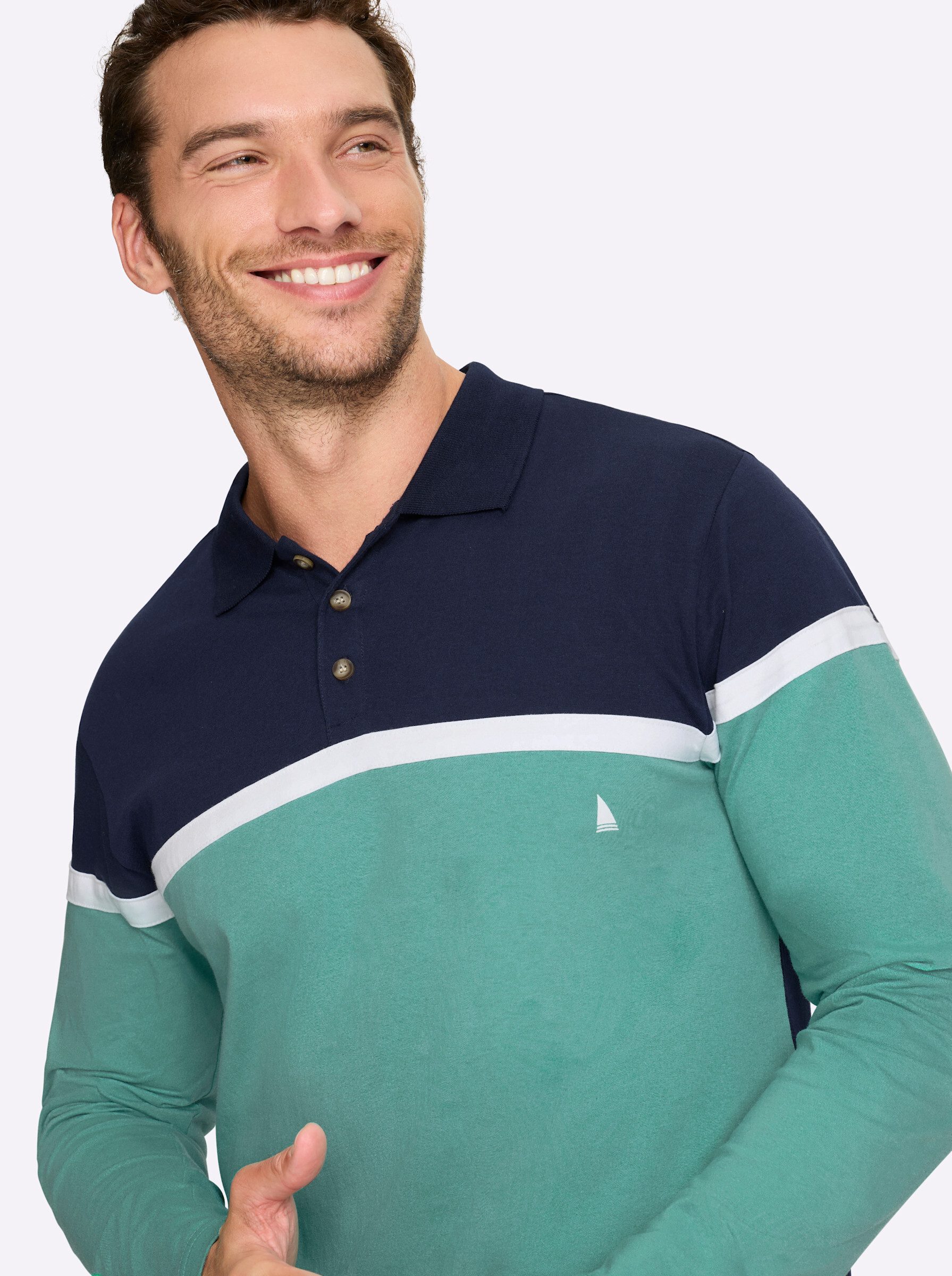 Witt T-Shirt Langarm-Poloshirt Langarm
