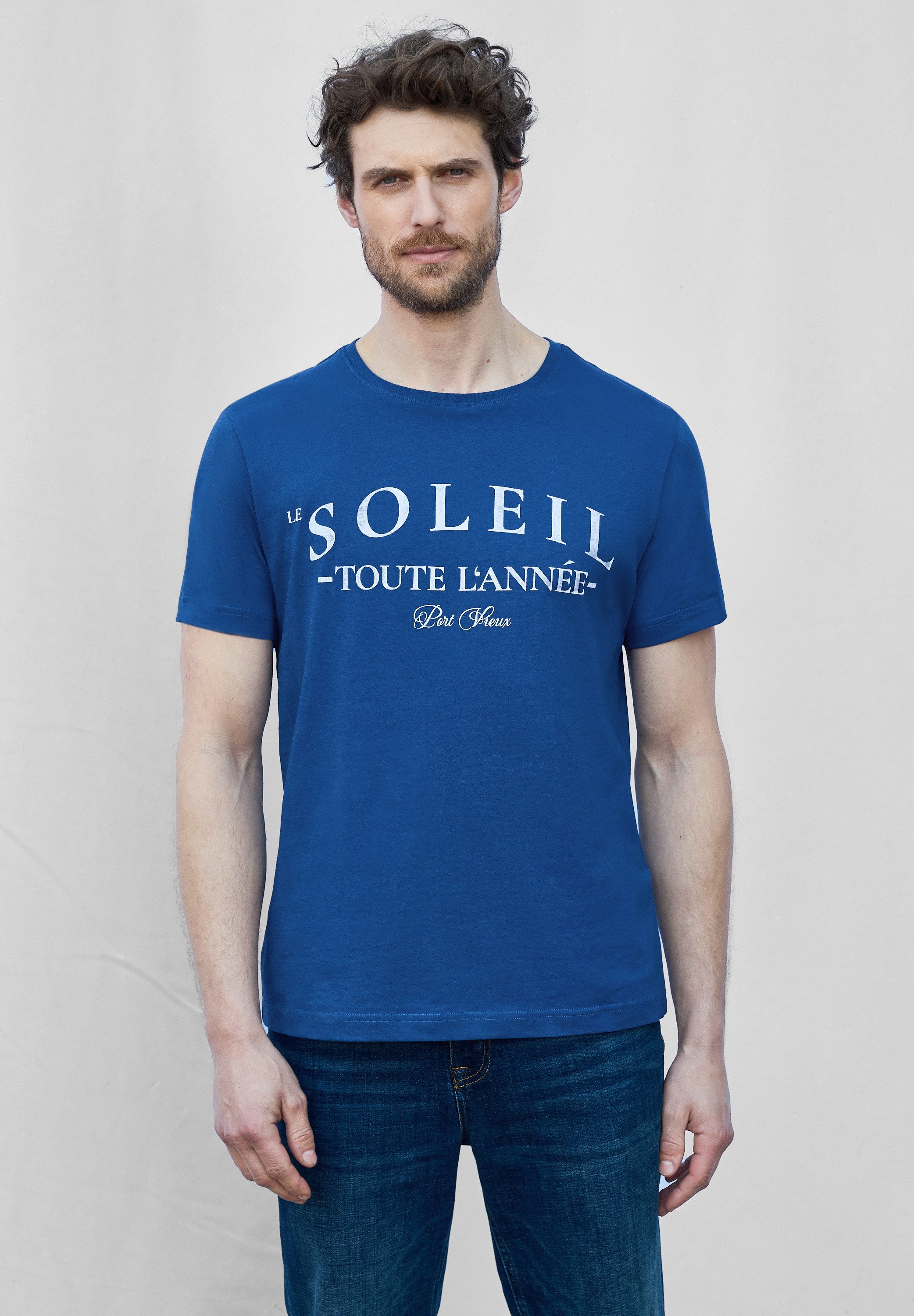 STREET ONE MEN T-Shirt aus reiner günstig online kaufen