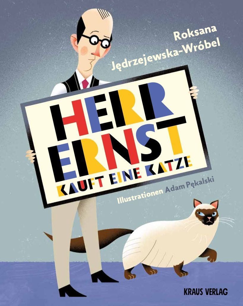 Kinderbuch Herr Ernst kauft eine Katze Roksana Jędrzejewska-Wróbel