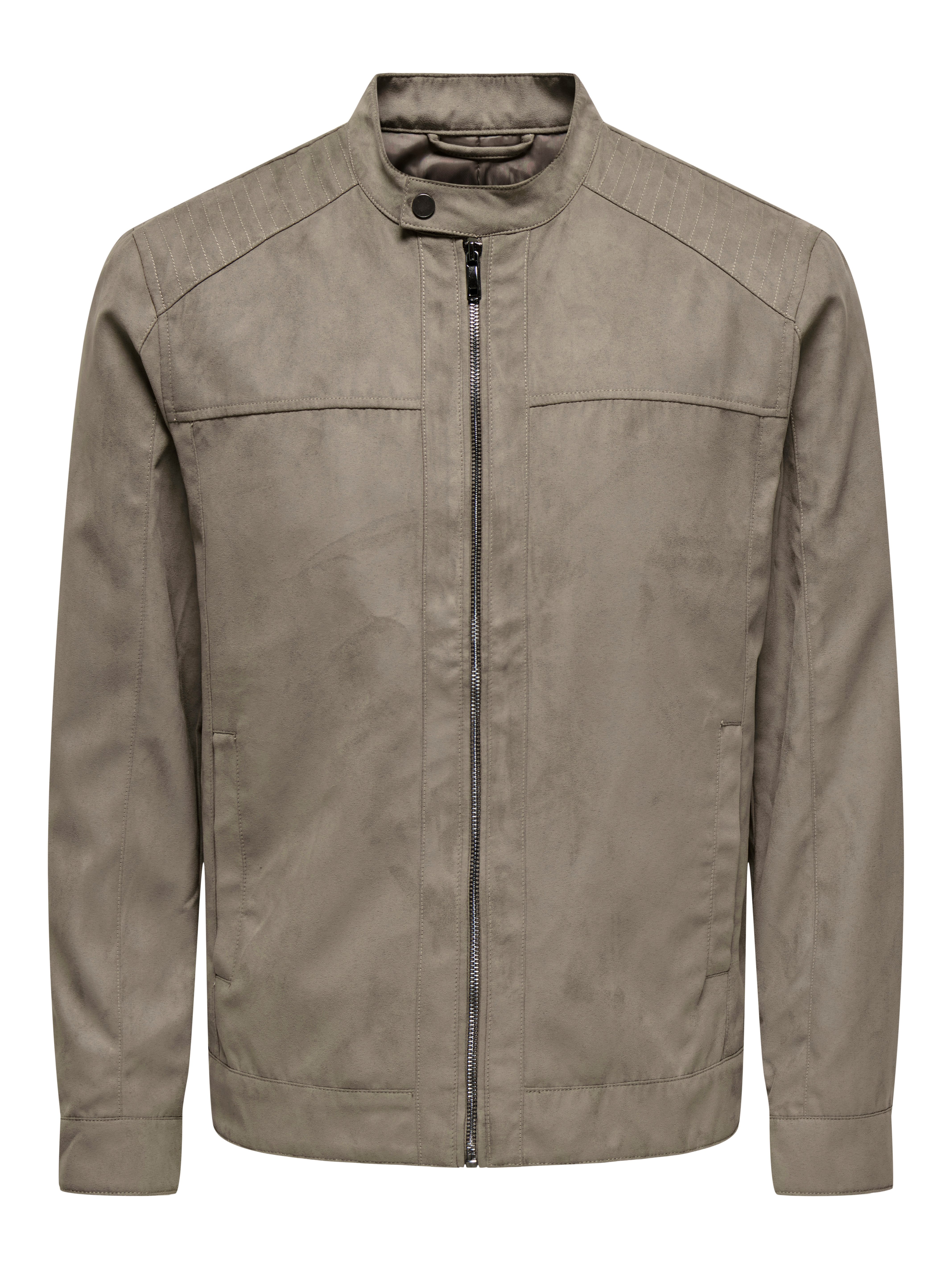 ONLY & SONS Bomberjacke ONSMIKE FAKE SUEDE JACKET OTW