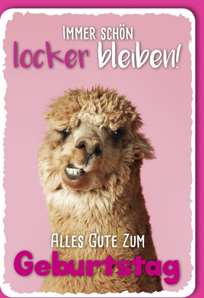Grußkarten Geburtstag - Glückwunschkarte im Format 11,5 x 17 cm mit Umschlag