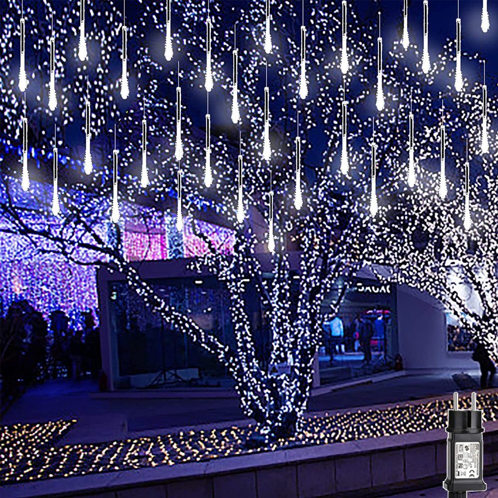 XIIW LED Dekolicht »50cm 288LED Lichterregen Eisregen Meteorschauer  Weihnachtsdeko Eiszapfen Regentropfen Außen Inner«, IP44, 7V online kaufen  | OTTO