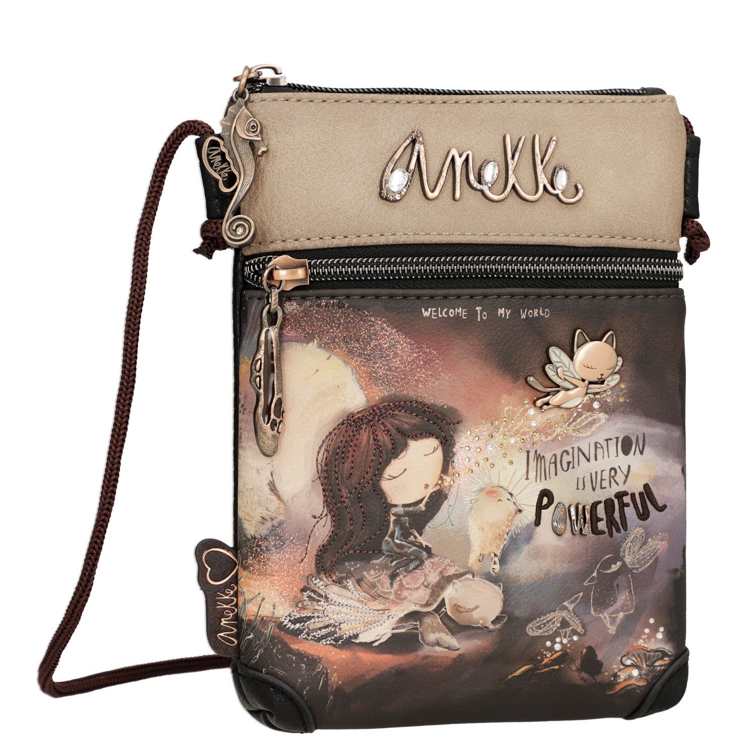 Geldbörse Anekke Damen Mini Umhängetasche Dreamverse multicolor