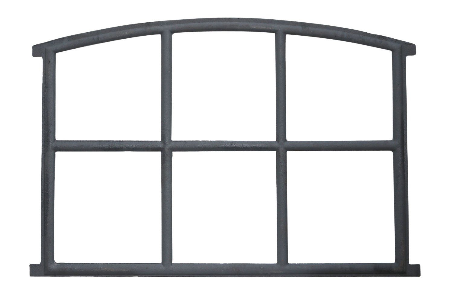 Aubaho Fenster Stallfenster Fenster Scheunenfenster Eisen grau 84cm Antik-Stil Eisenf