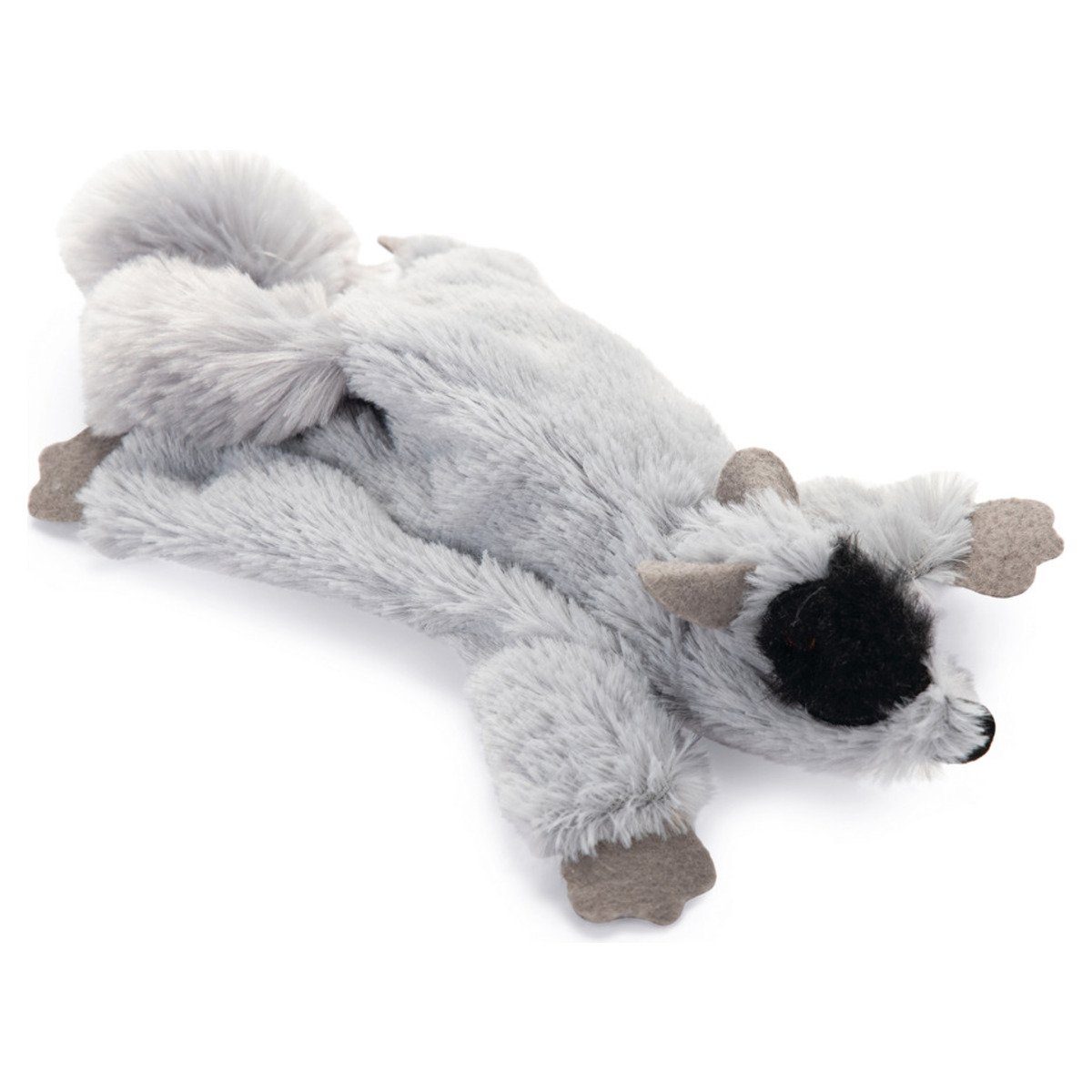 Beeztees Tierkuscheltier Catnip Katzenspielzeug Flat Tex grau günstig online kaufen