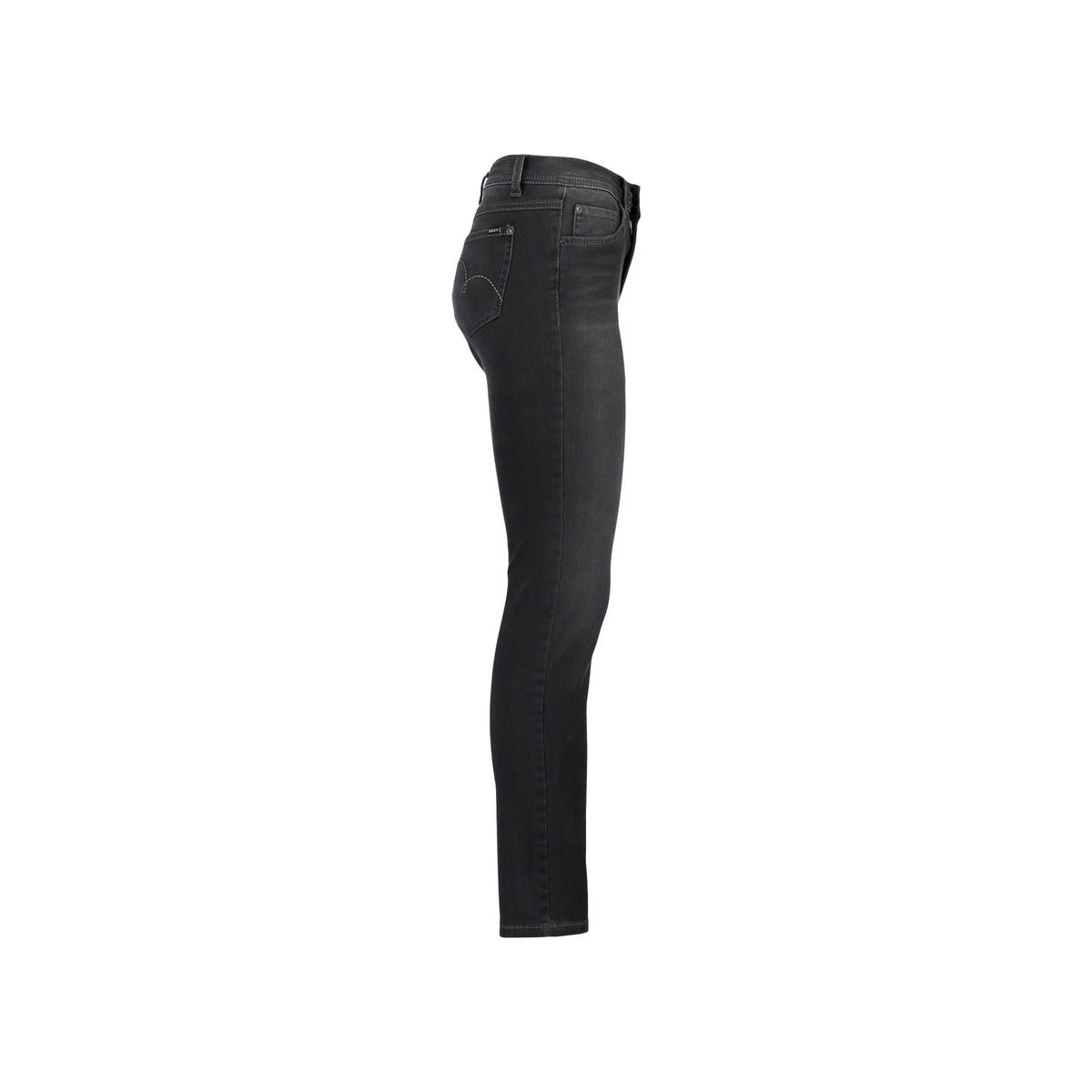schwarz regular 5-Pocket-Jeans (1-tlg) ANGELS