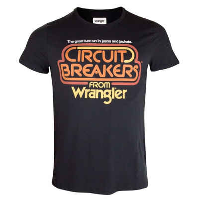 Wrangler T-Shirt CIRCUIT BREAKERS (1-tlg) mit Aufdruck, Vintage Design, SLIM FIT