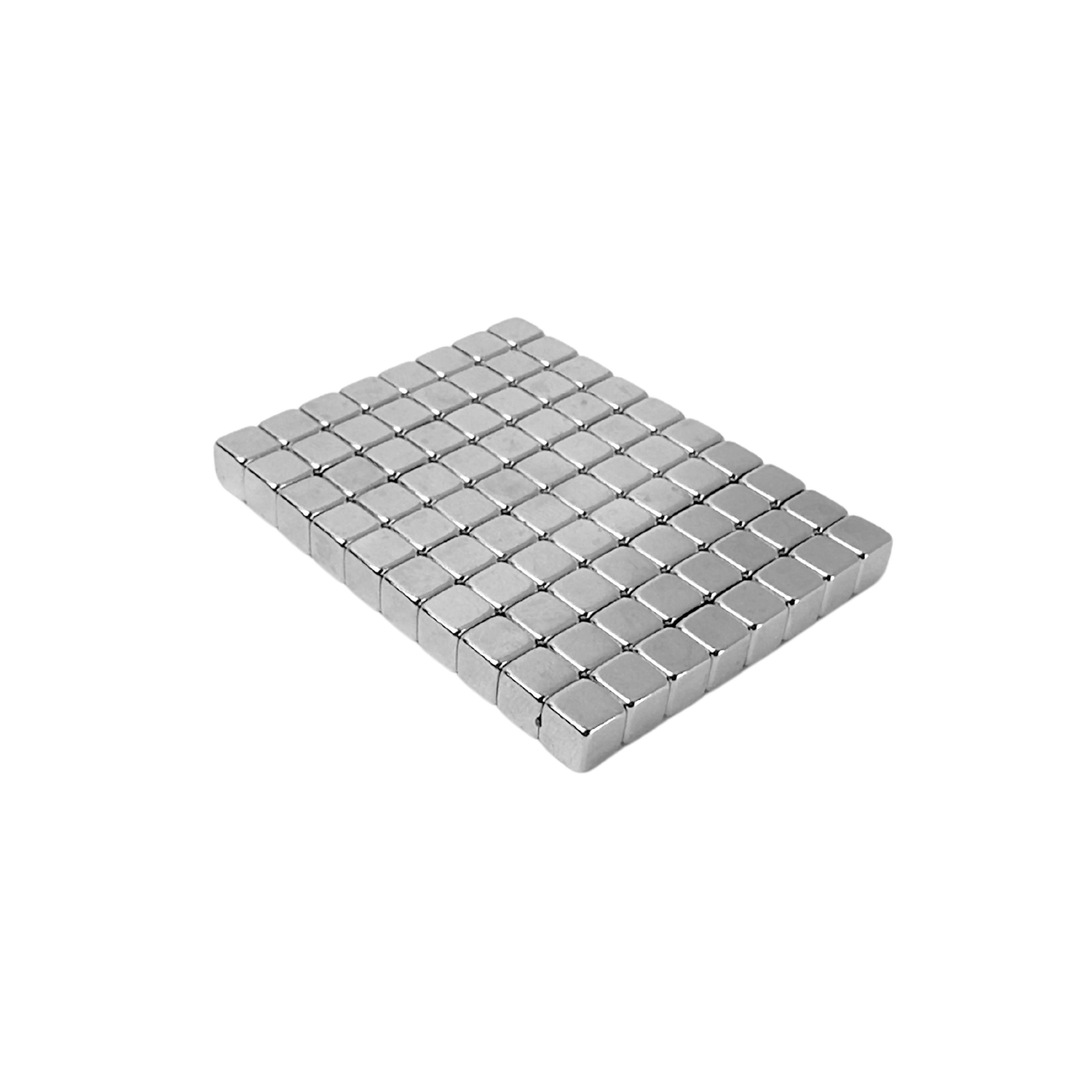 MaajeeKuto Magnet Neodym Magnet 5x5x5 mm Supermagnete Kubischer Magnet Würfelmagnete (1-St)