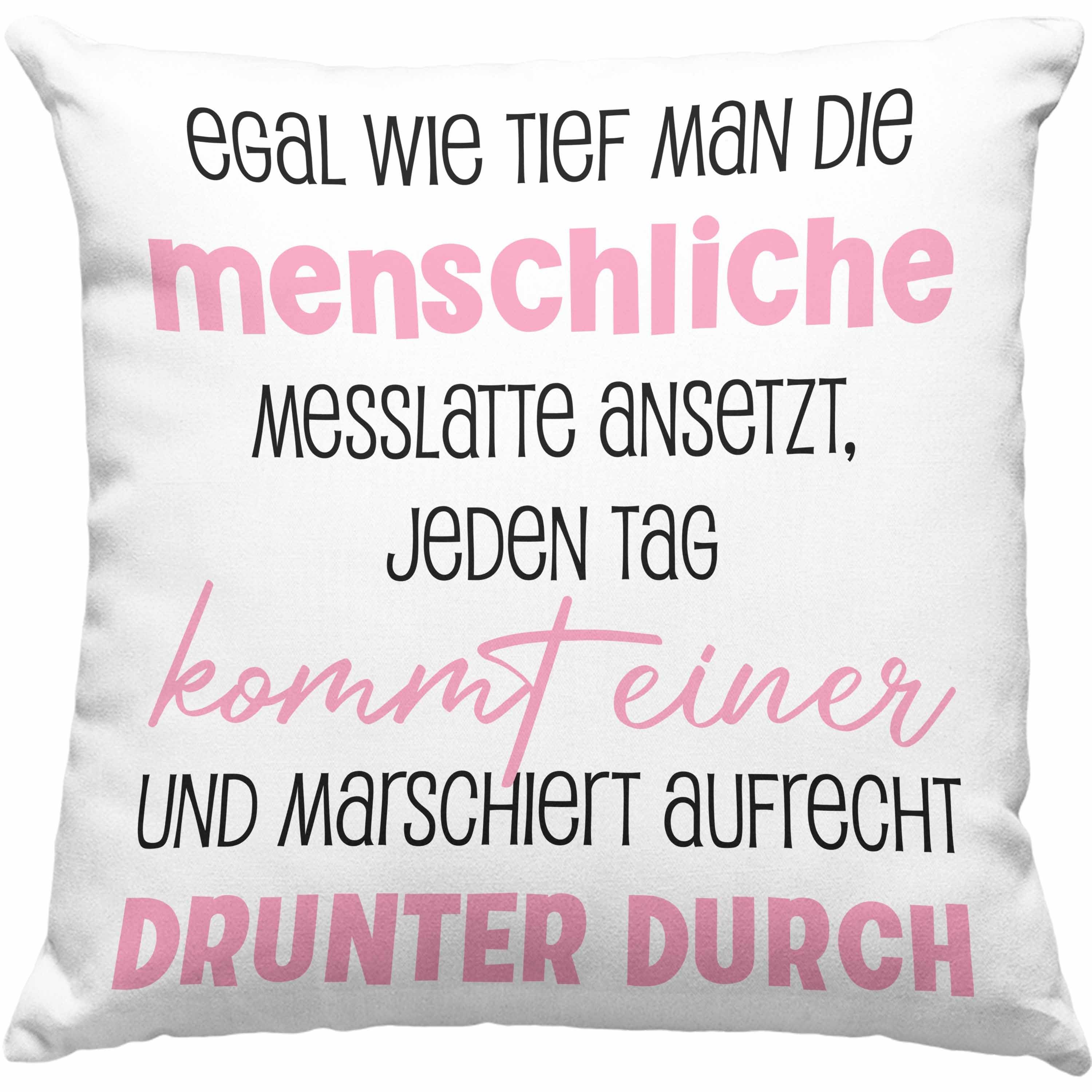 Trendation Dekokissen Trendation Fun Füllung für Frauen 40x40 Kissen Lustiger mit Dekokissen Grün Humor Sarkasmus Männer - Spruch Sprüche Witzig