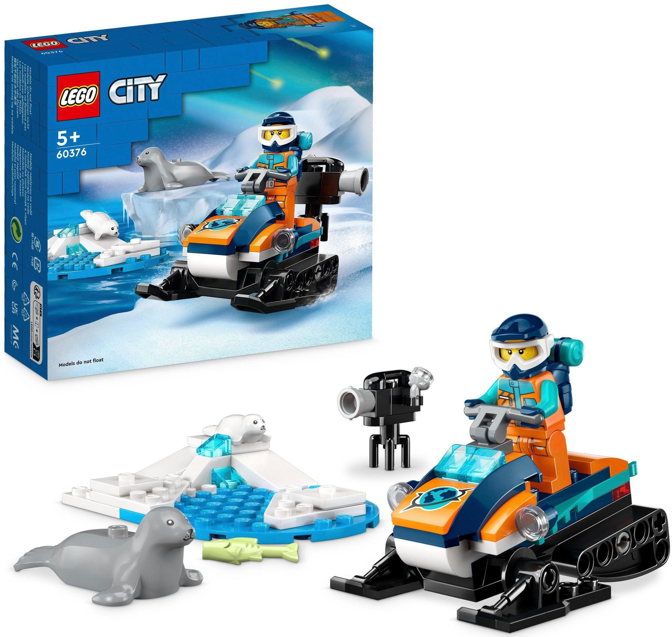 Arktis-Schneemobil (60376), LEGO® City Konstruktionsspielsteine