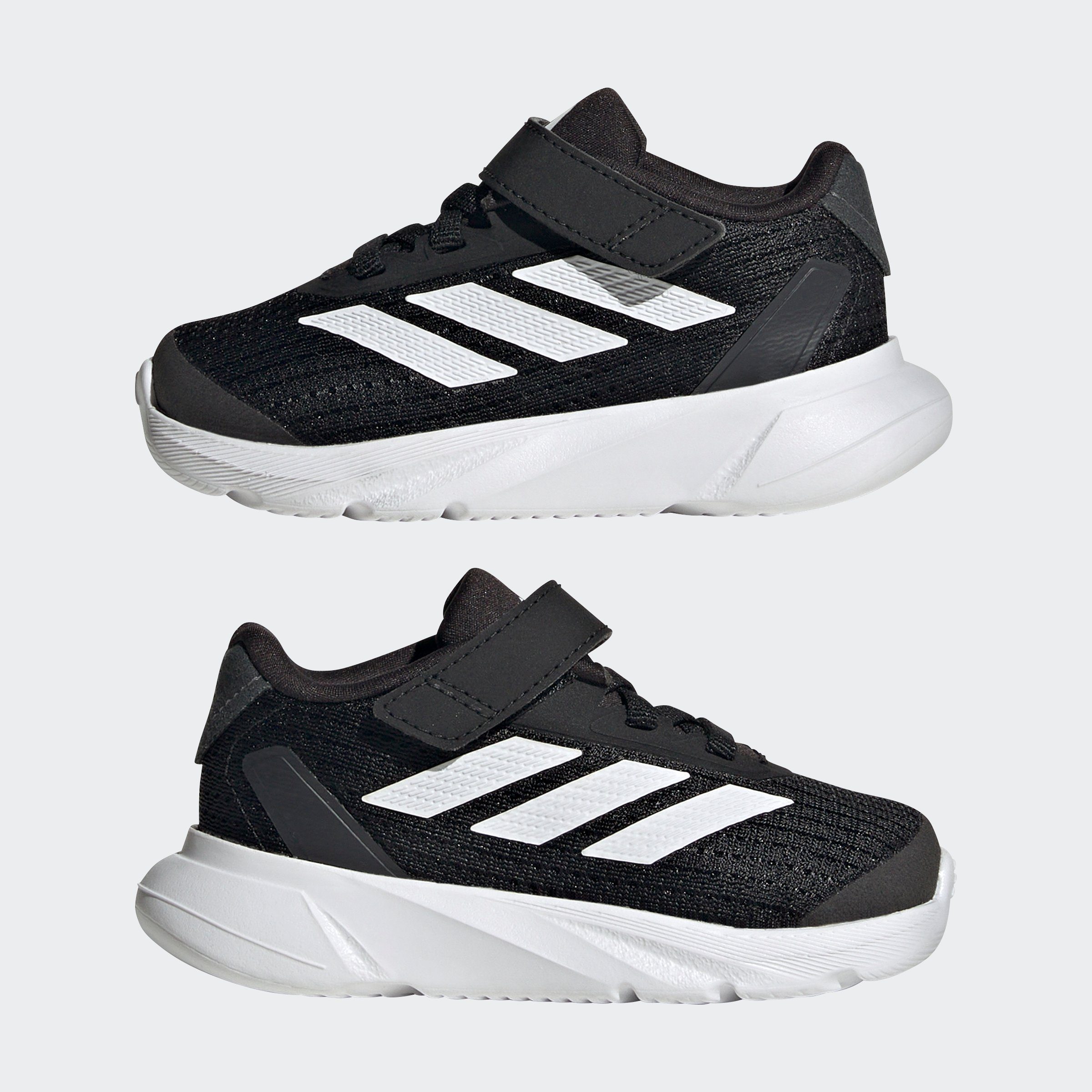 Black adidas KIDS Sneaker Carbon Sportswear / White Core SL Cloud DURAMO /