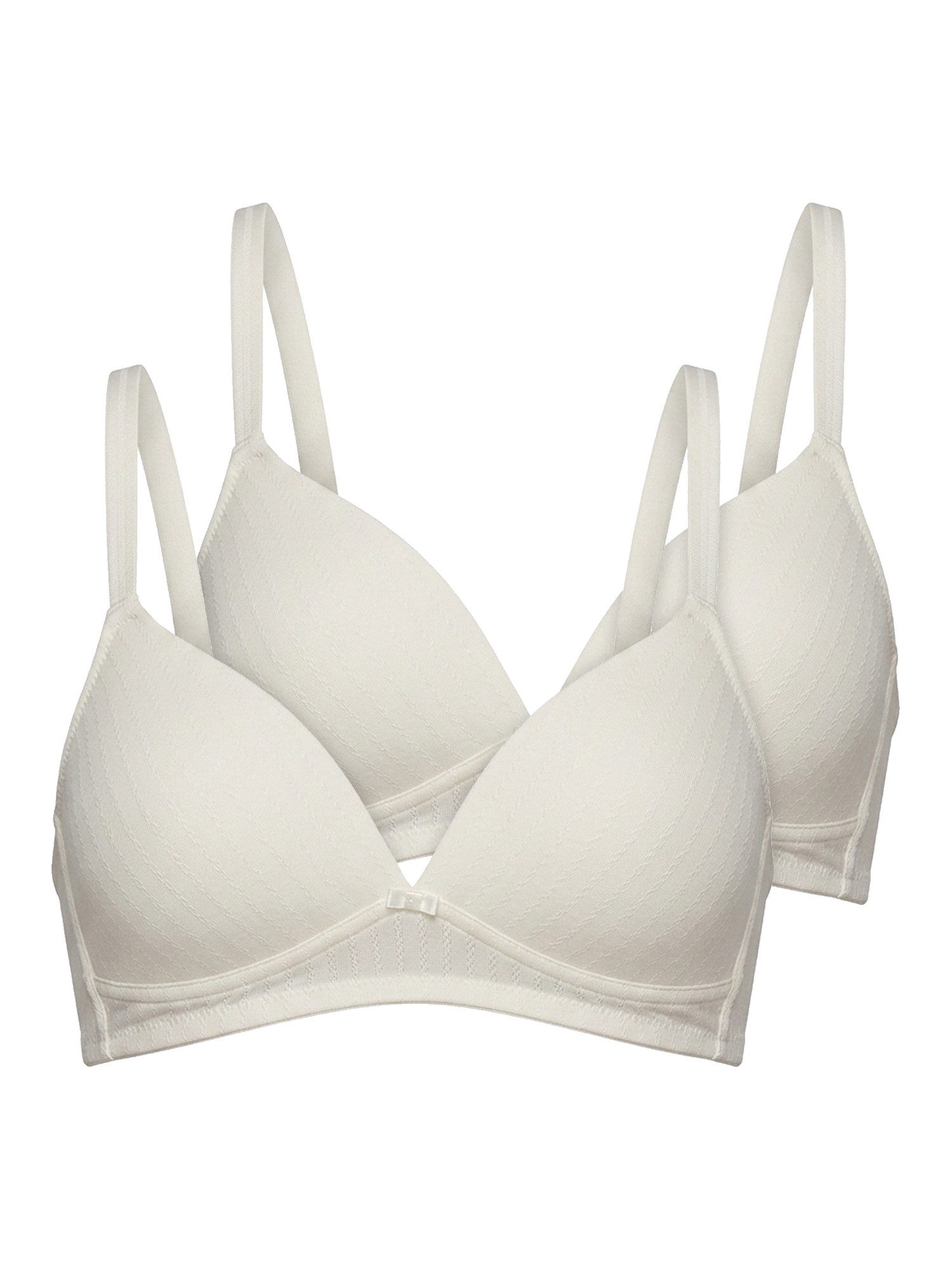 Sassa Set: Schalen-BH 2er Pack Soft-BH Einlage Bamboo Jacquard (Packung, 2-tlg)