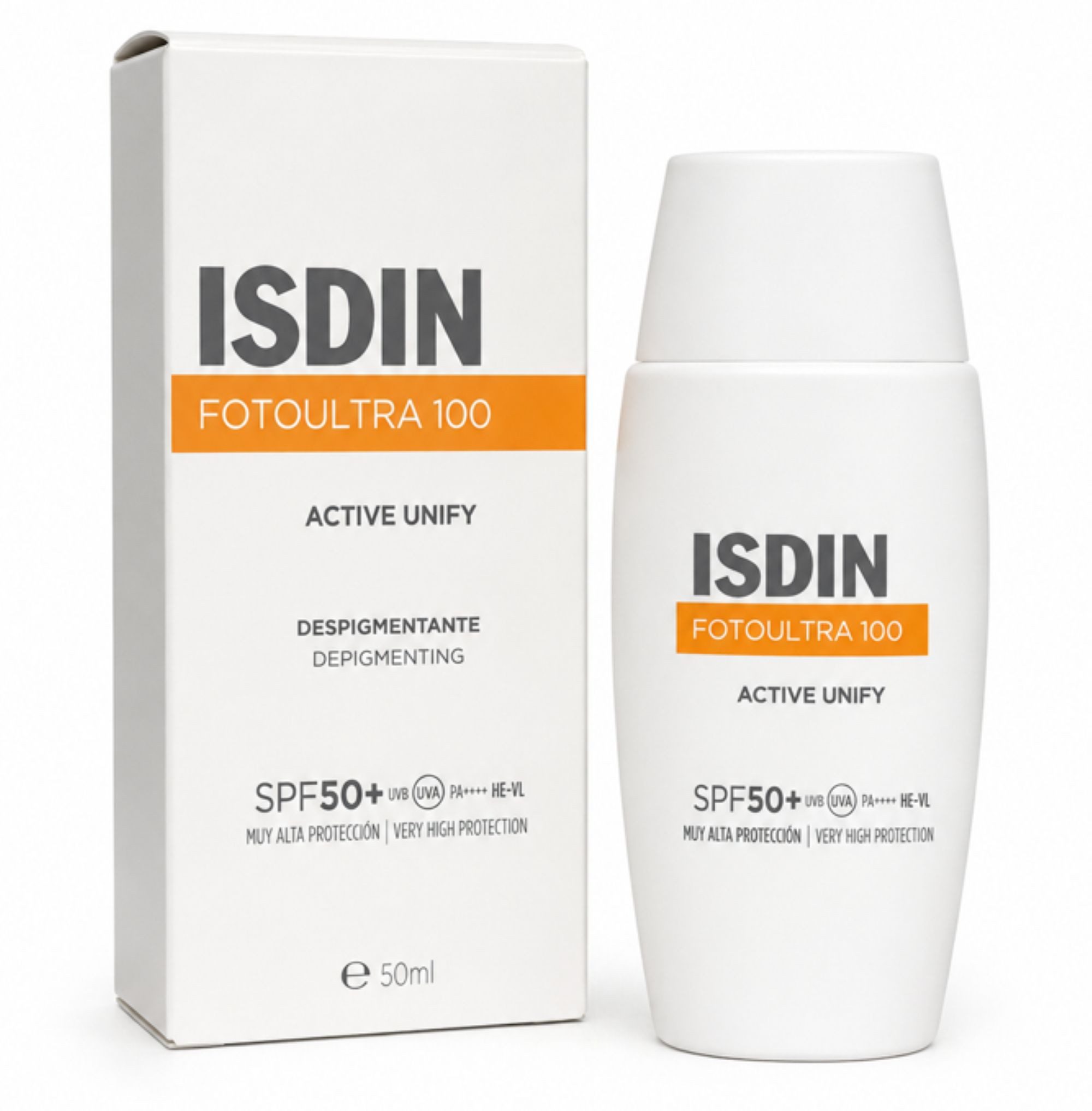 Isdin Sonnenschutzcreme ISDIN FOTOULTRA ACTIVE UNIFY 100+ FUSION