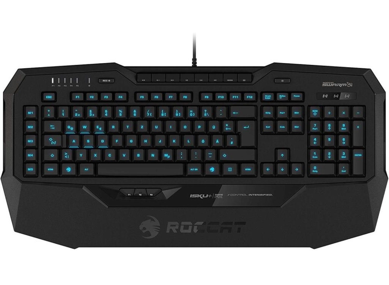 ROCCAT »Schweiz CH Layout Isku+ Illuminated RGB Gaming« PC-Tastatur (Blaue  Tastenbeleuchtung, 6 Helligkeitsstufen, Anti-Ghosting) online kaufen | OTTO
