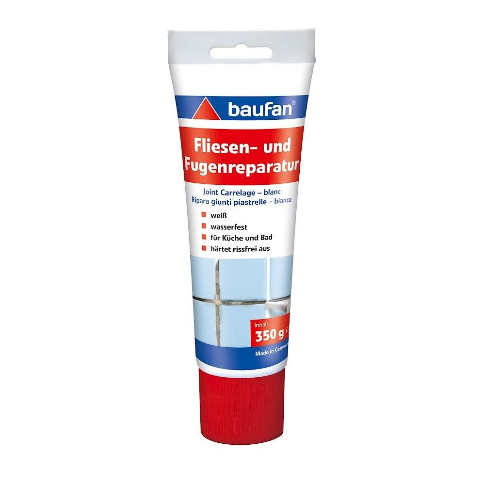 baufan® Fugenmörtel Fliesen- & Fugenreparatur 350g Fugenmasse Fugen-Mörtel
