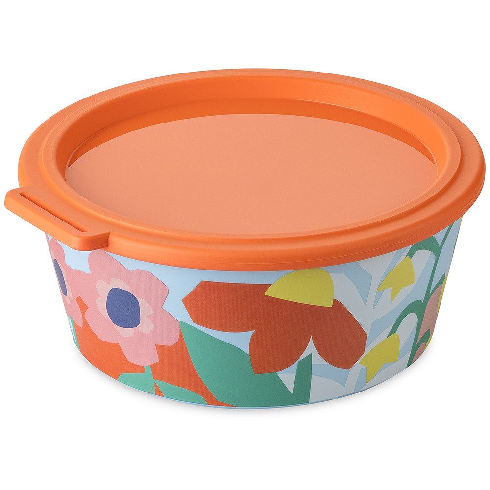 KOZIOL Aufbewahrungsschüssel NORA BOX 1,3l BLOOMS Schale 1,3l mit Deckel, Kunststoff, (1-tlg)