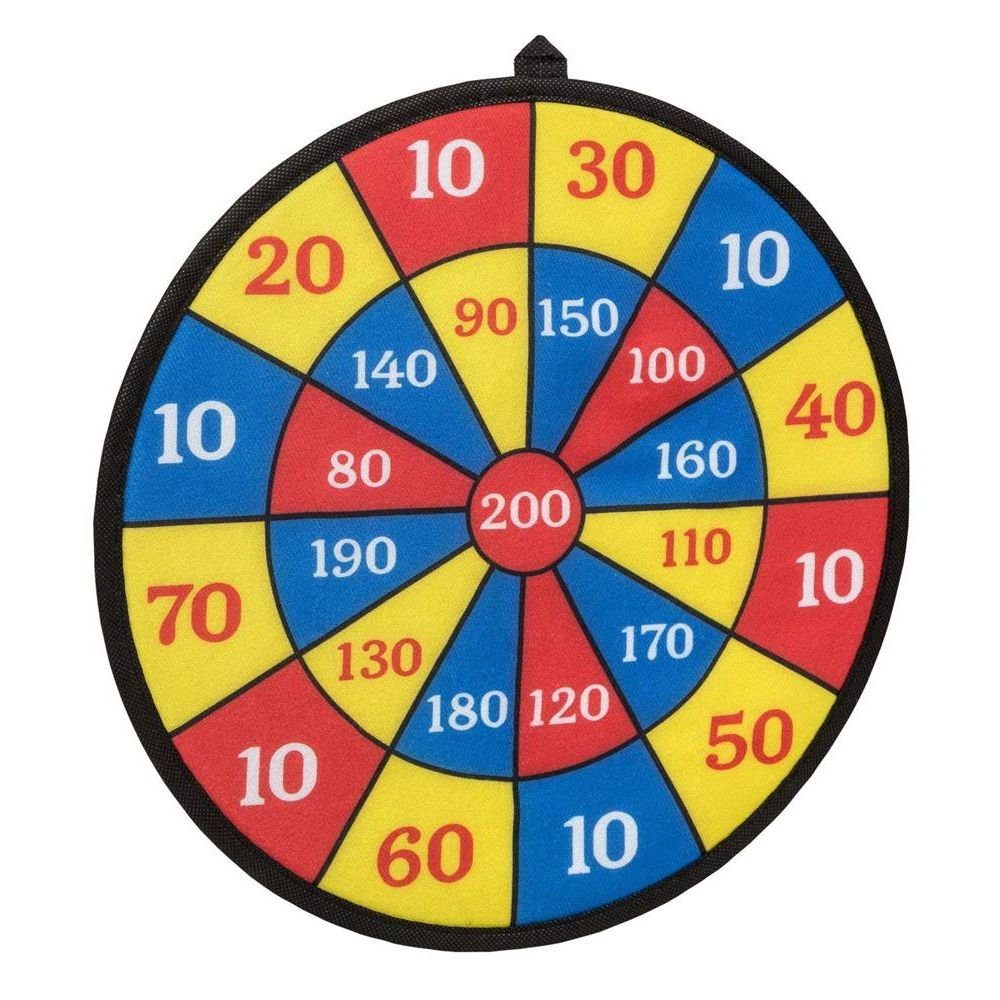 Idena Dartscheibe, mit 4 Klettbällen, Bunt, 35 cm