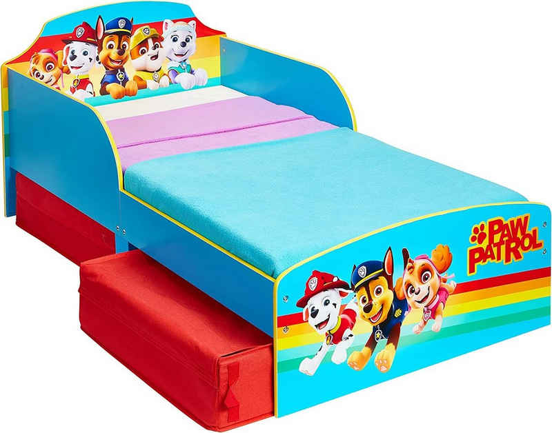 Moose Toys Kinderbett 70*140 cm Paw Patrol - inkl. 2 Schubladen inkl. Rost