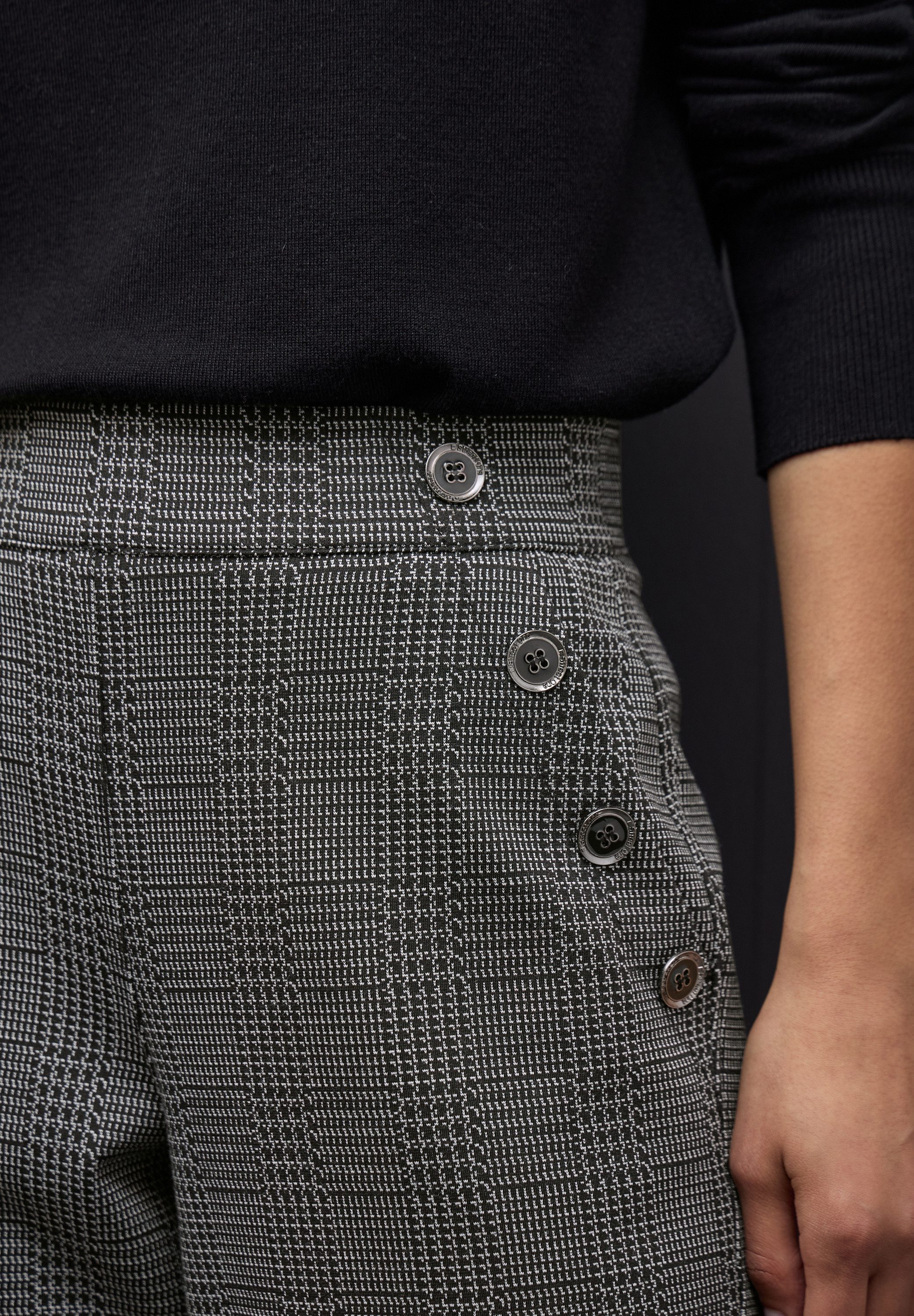 STREET ONE Webhose mit Karo Muster