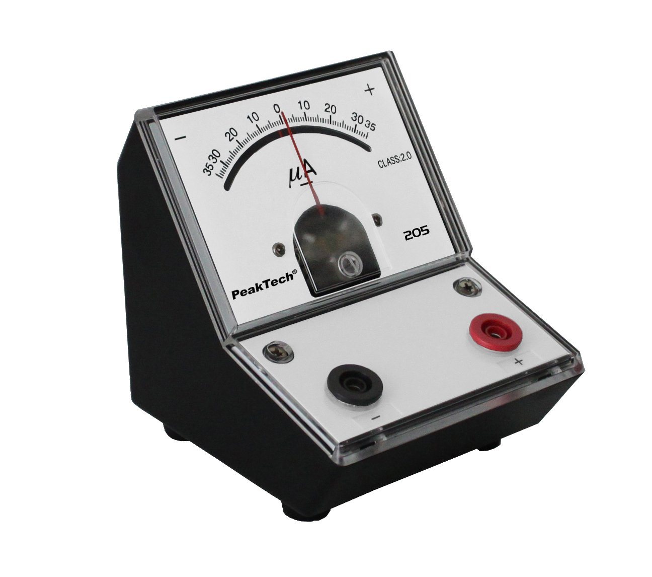 Thumbnail - PeakTech Spannungsprüfer PeakTech P 205-08: Analog-Galvanometer +/- 35 µA DC (ED-205 GALVA), (1 St)
