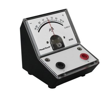 PeakTech Spannungsprüfer PeakTech P 205-08: Analog-Galvanometer +/- 35 µA DC (ED-205 GALVA), (1 St)